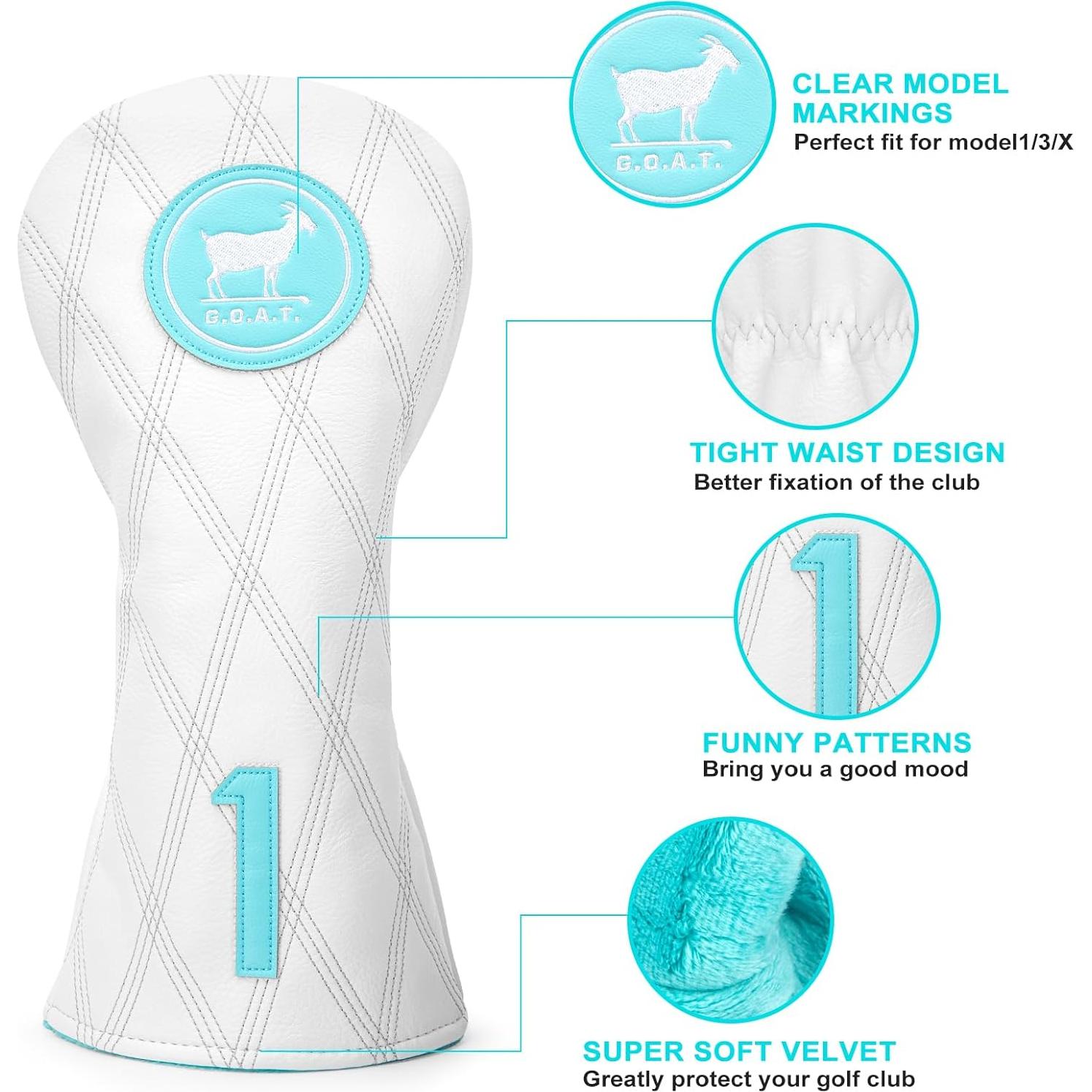 Cubierta de Cabeza de Golf Barudan Golf - Cabra Premium 1pc