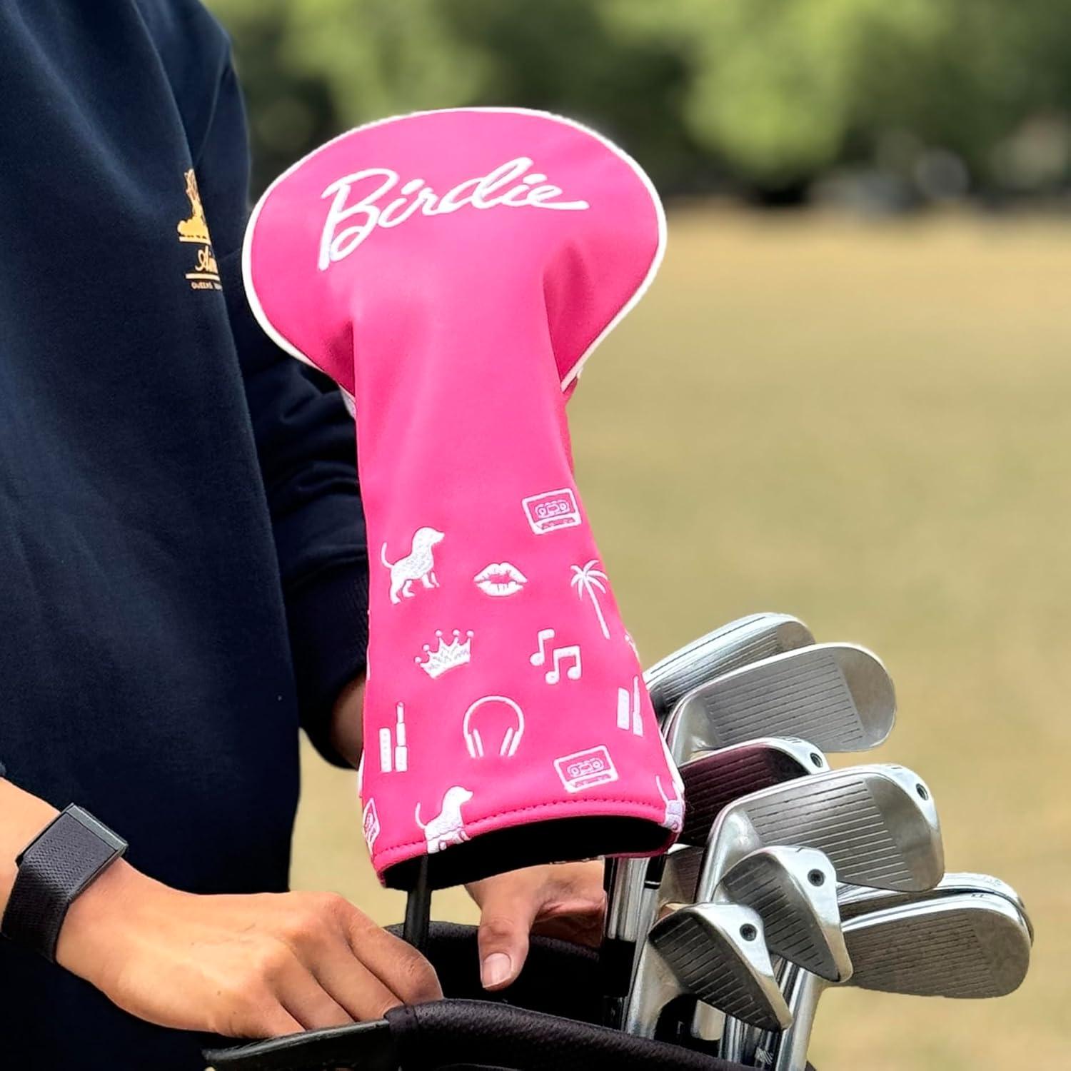 Funda de Golf Shanker Birdie - Cuero PU para Driver - Blanco