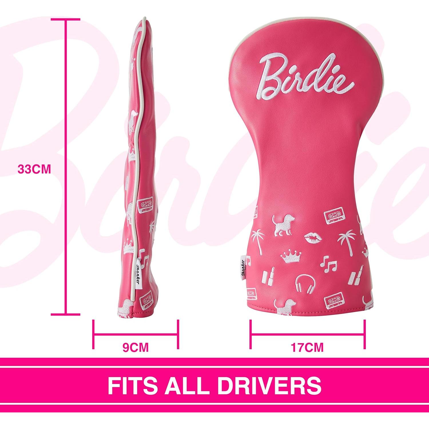 Funda de Golf Shanker Birdie - Cuero PU para Driver - Blanco