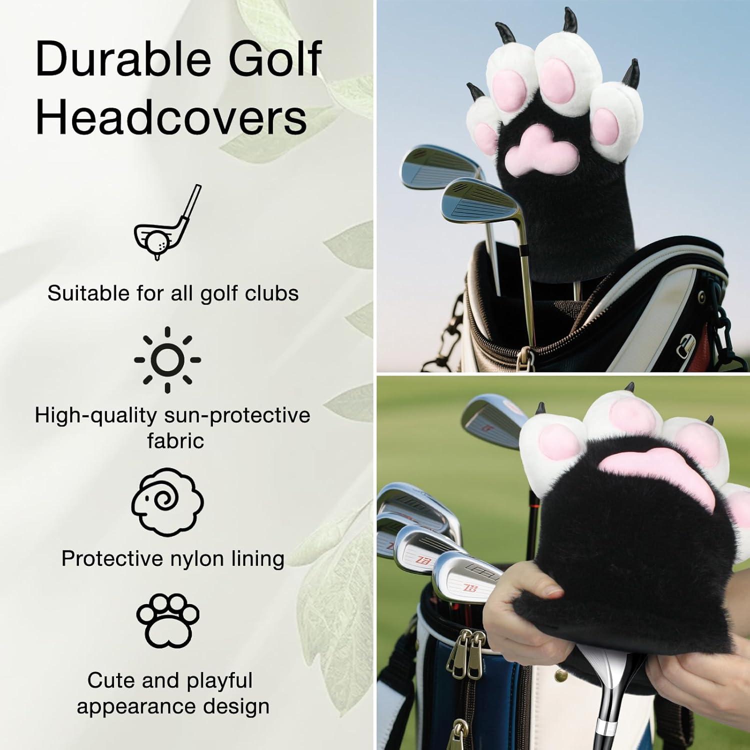 Cubierta de Golf Ayehe Patita de Gato Universal para Driver