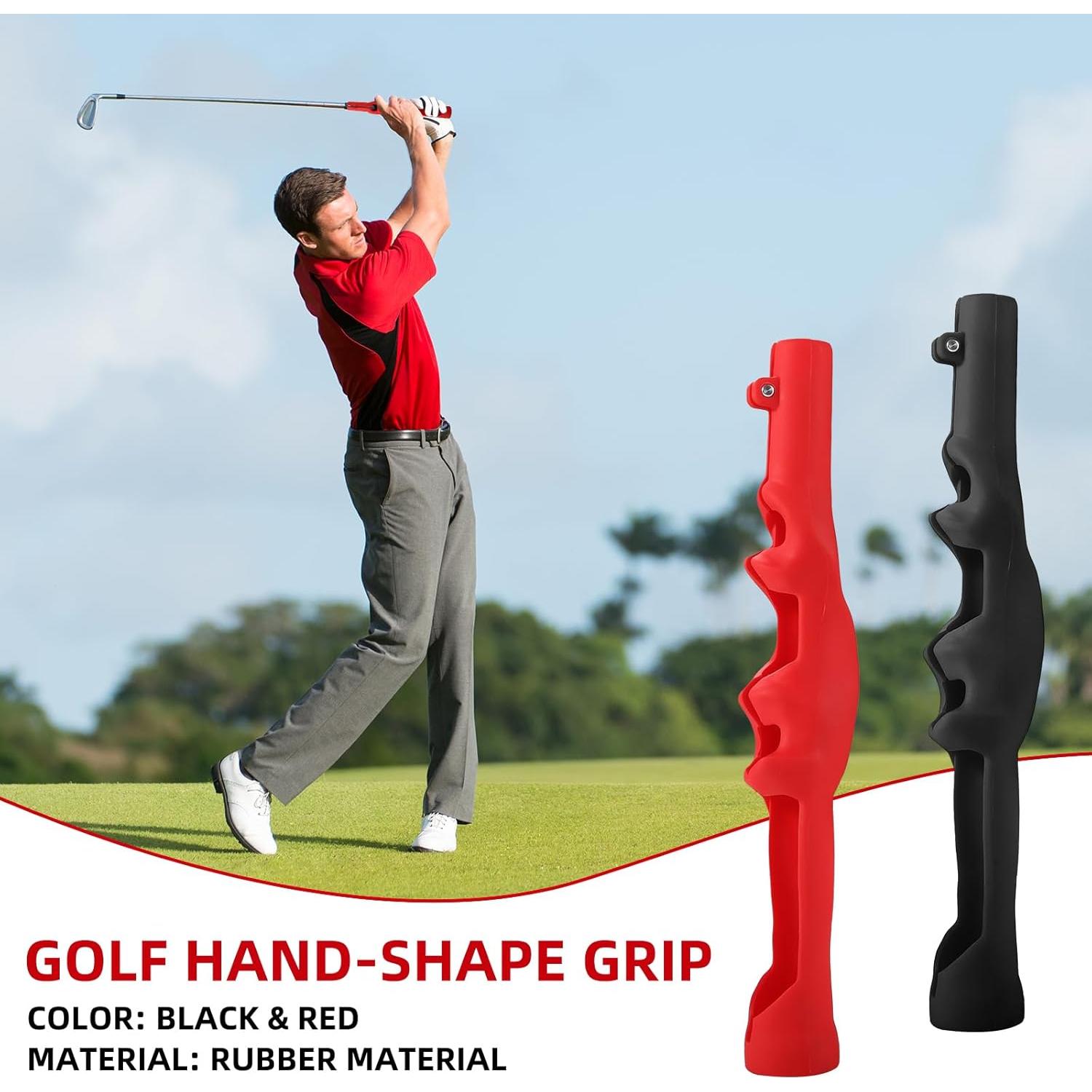 Entrenador de Agarre de Golf MIKOSI GRIP-2 Rojo - Mejora Swing