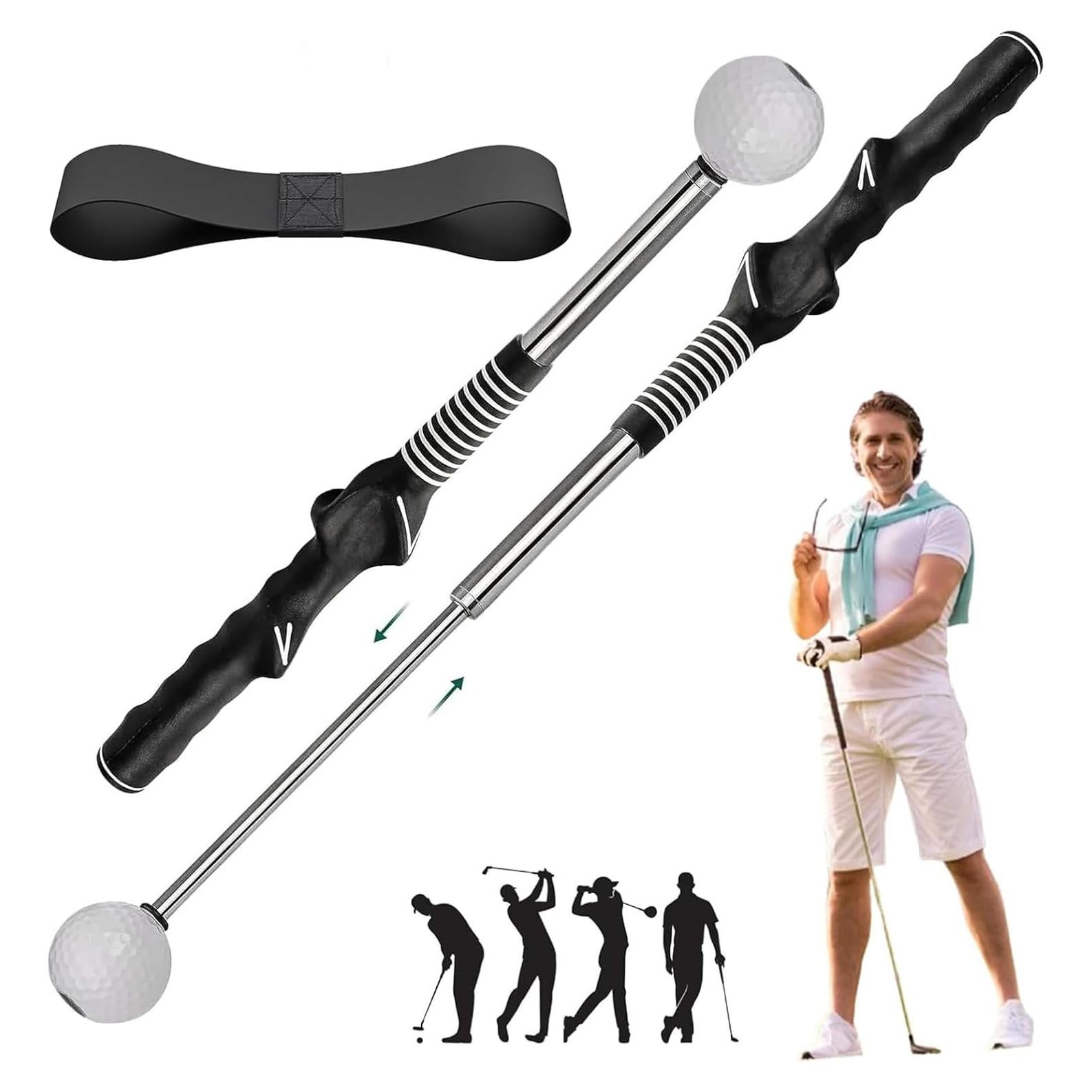 Ayuda de Entrenamiento de Golf MHKLCD Diestro Retráctil