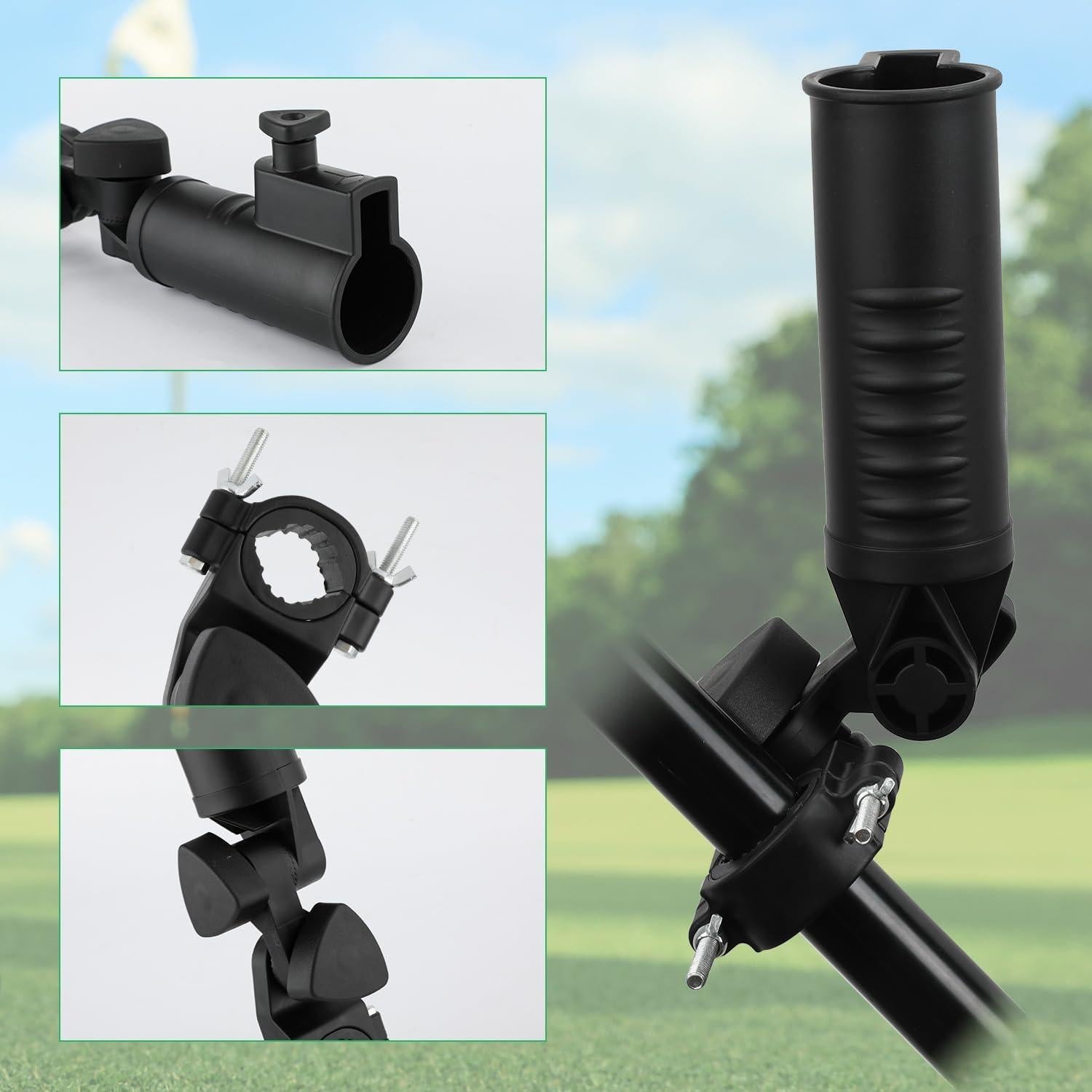 Soporte para Paraguas de Carrito de Golf KINBOM - Aluminio Resistente