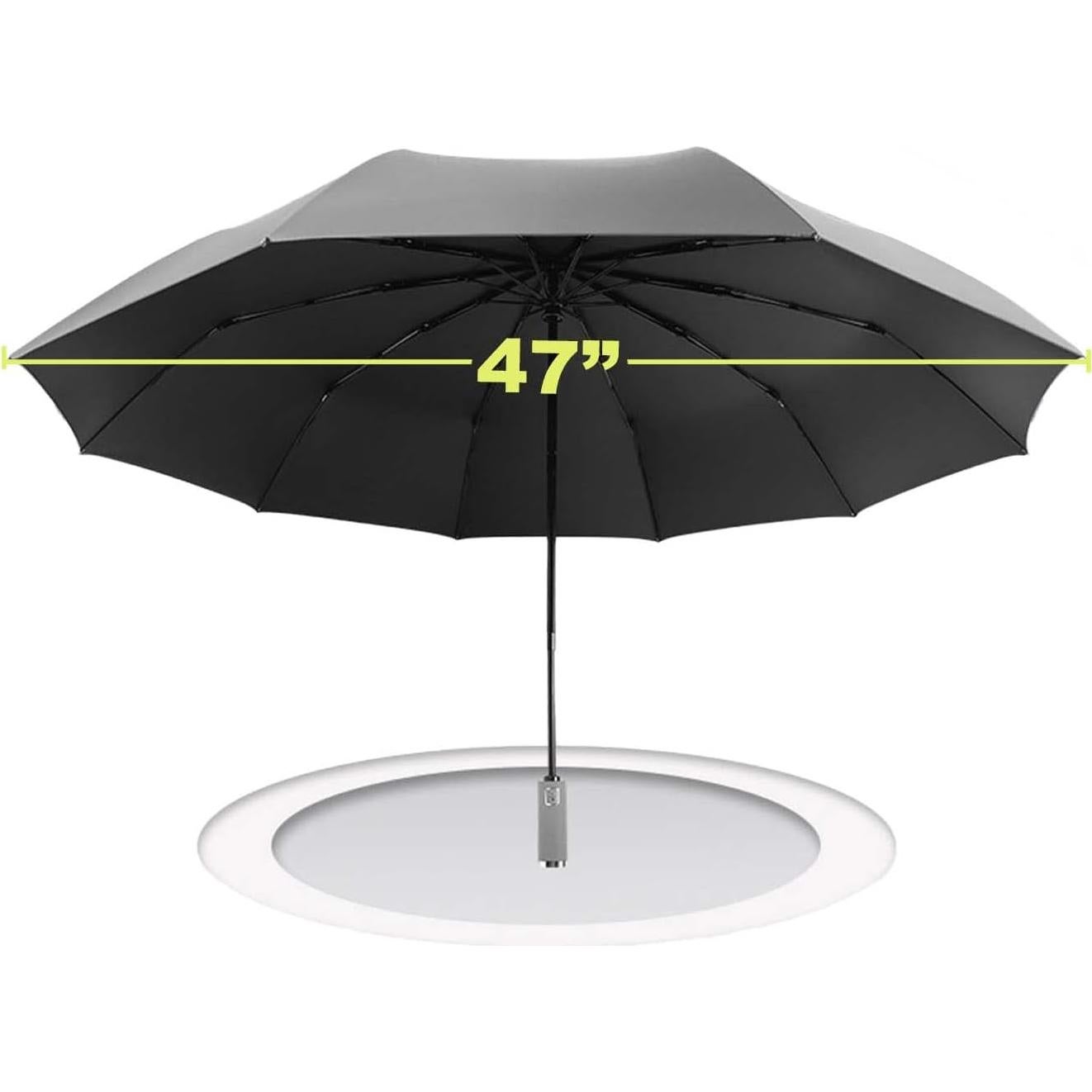 Paraguas de Golf Plegable Loxaum 137 cm Impermeable SPF 50+