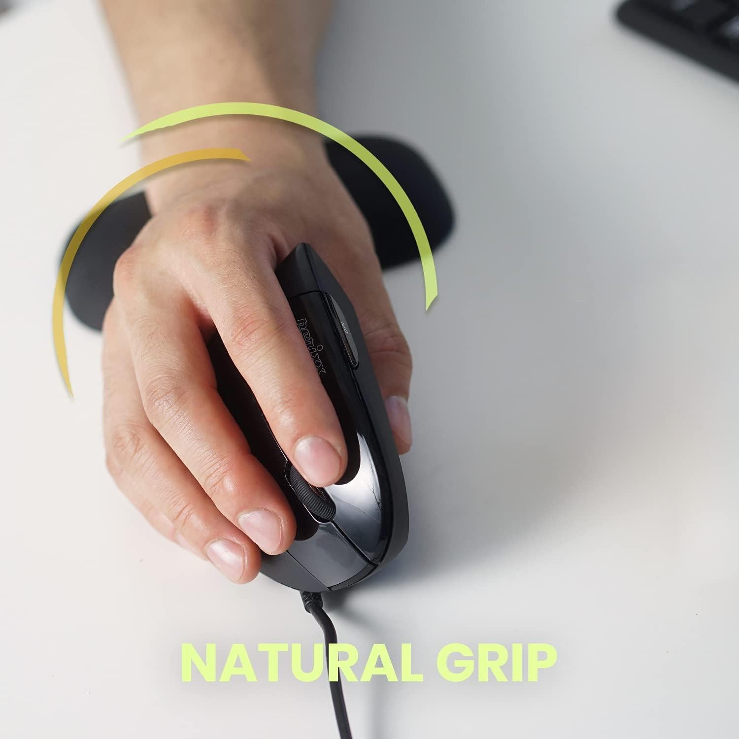 Ratón Vertical Ergonómico Perixx PERIMICE-513 1000/1600 DPI