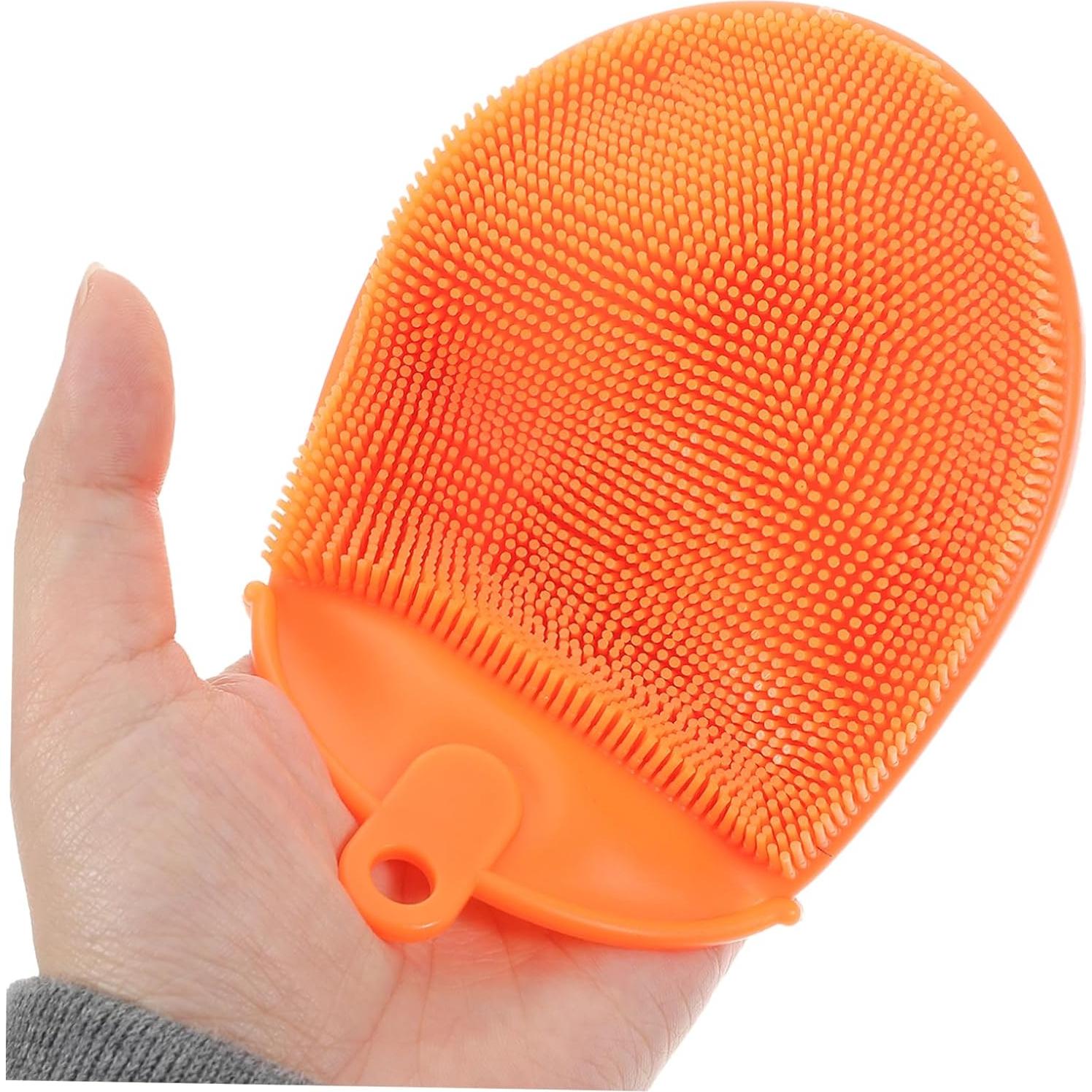 Cepillo de Baño de Silicona FRCOLOR 3 Piezas Exfoliante