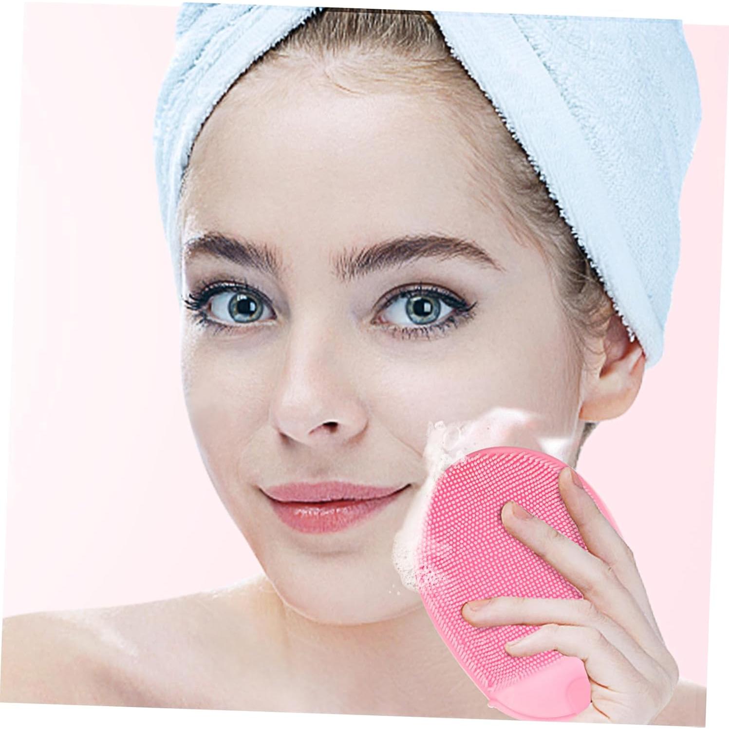 Cepillo de Baño de Silicona FRCOLOR 3 Piezas Exfoliante