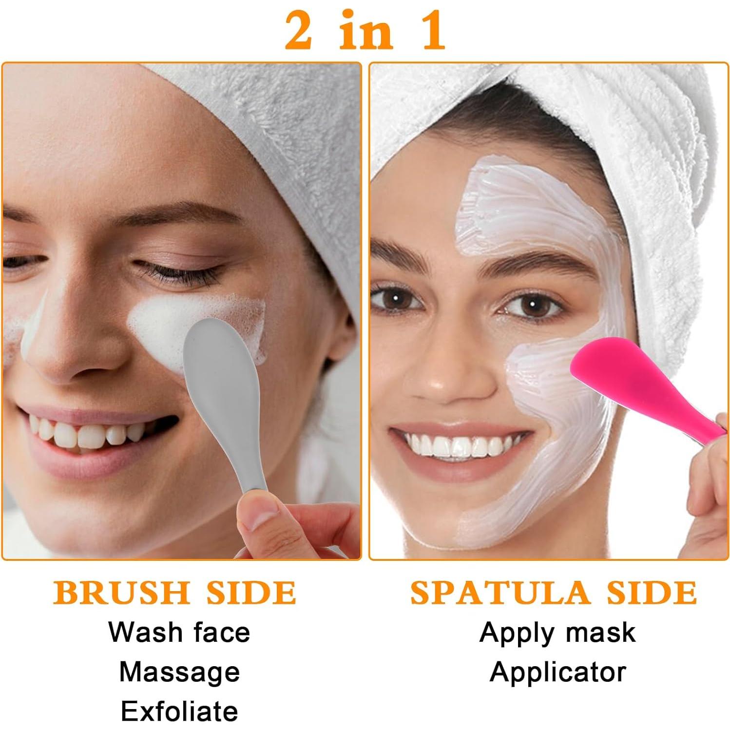 Brochas de Silicona para Mascarilla Facial TIESOME 3 Pcs