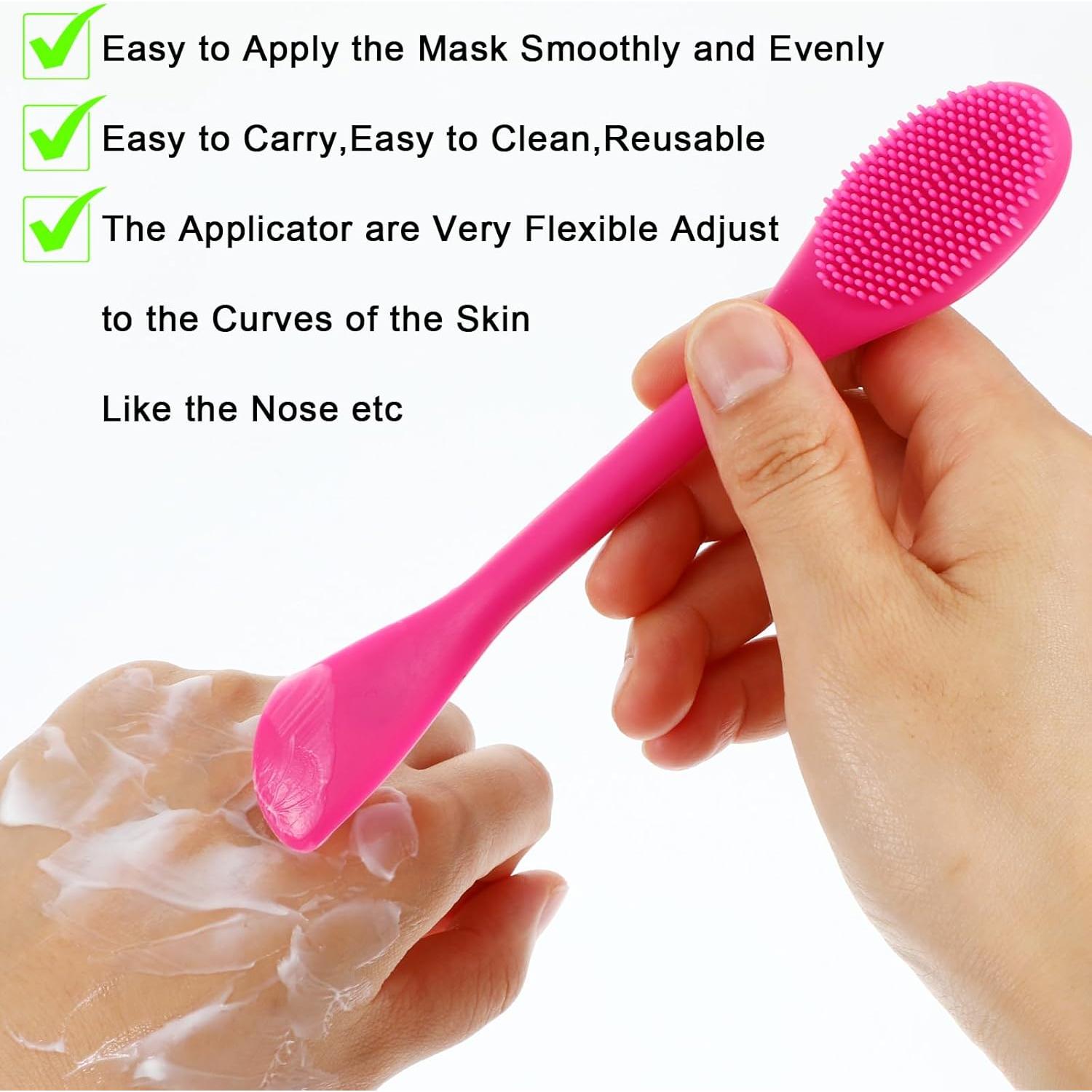 Brochas de Silicona para Mascarilla Facial TIESOME 3 Pcs