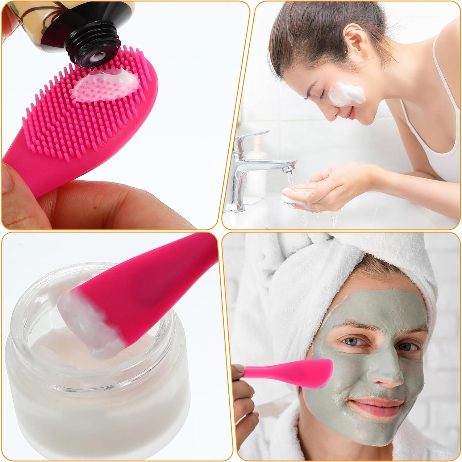 Brochas de Silicona para Mascarilla Facial TIESOME 3 Pcs