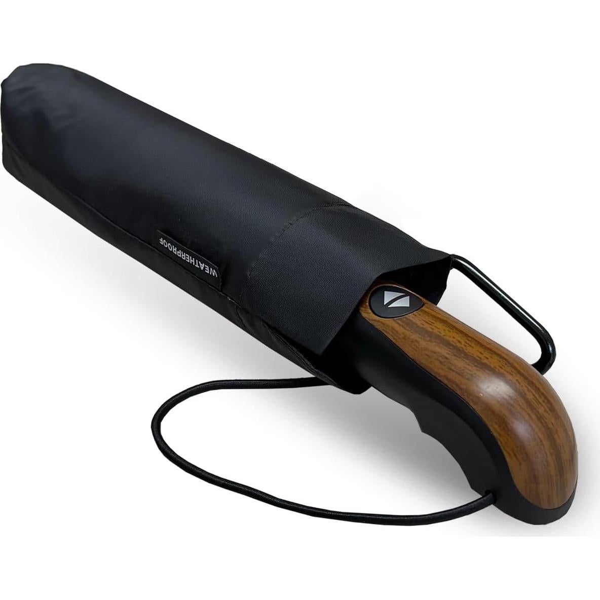 Paraguas Deluxe Automático 137 cm Weatherproof Negro