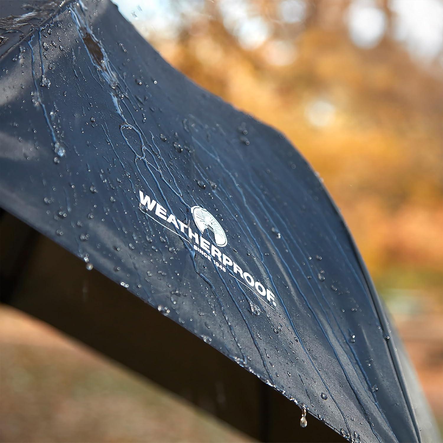 Paraguas Deluxe Automático 137 cm Weatherproof Negro