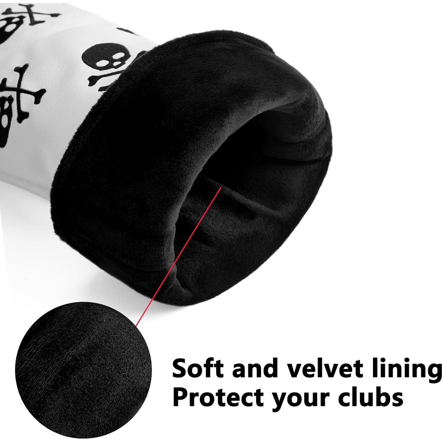 Cubierta de Cabeza de Golf Gbourly GB-GF078 Híbrida Calavera