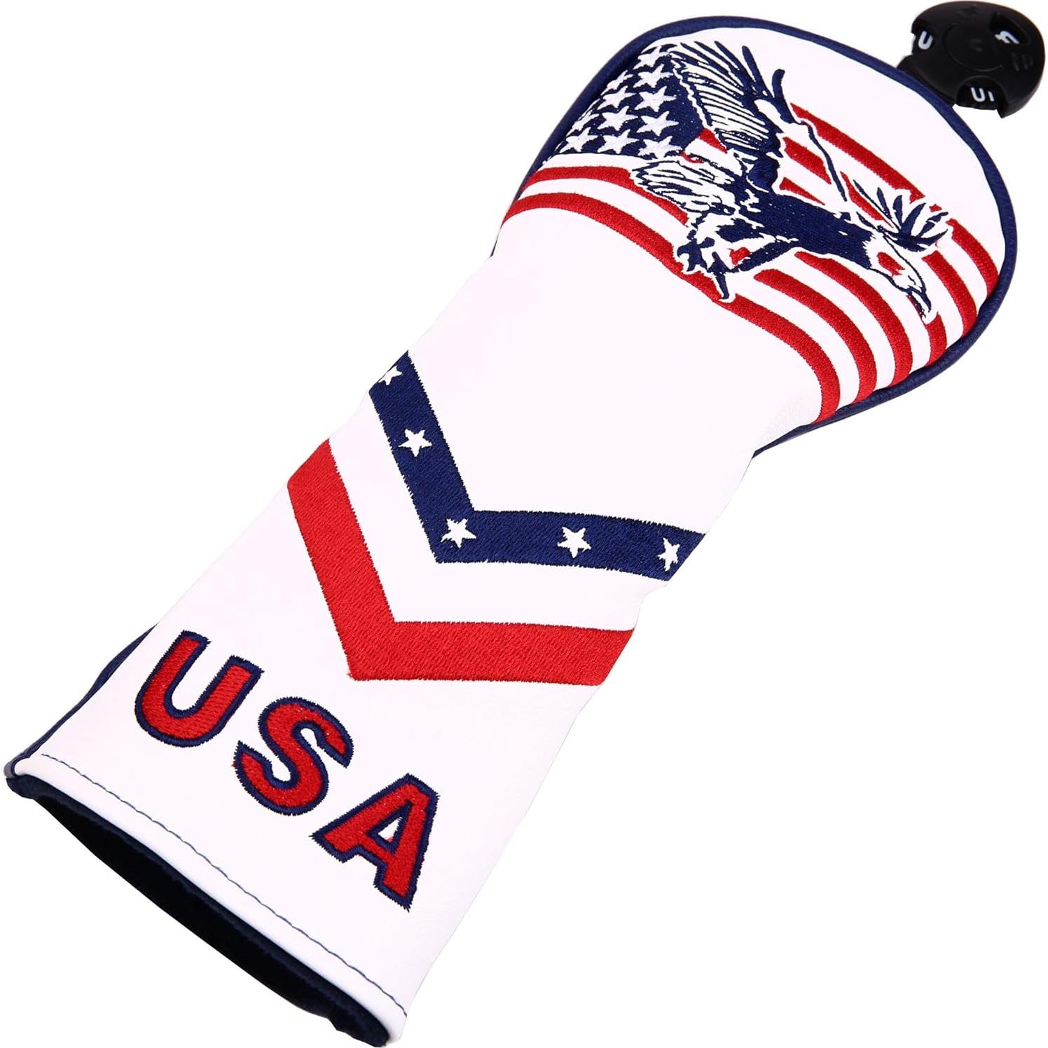 Cubierta de Golf Sword &Shield Sports con Bandera EE. UU.