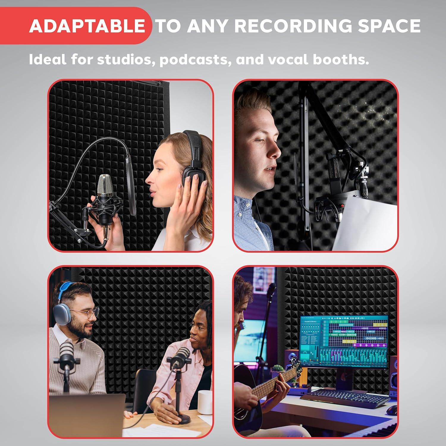 Panel de Aislamiento de Sonido Pyle PSIP24 - 120x60 cm