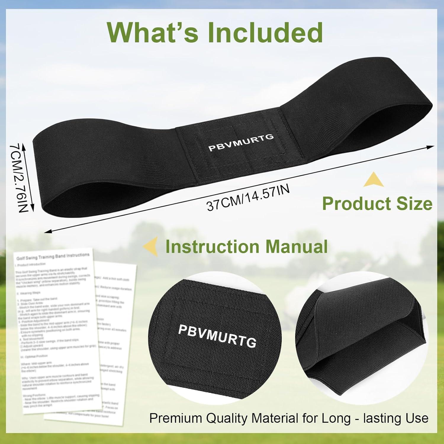 Banda de Entrenamiento de Swing de Golf Pbvmurtg Pro