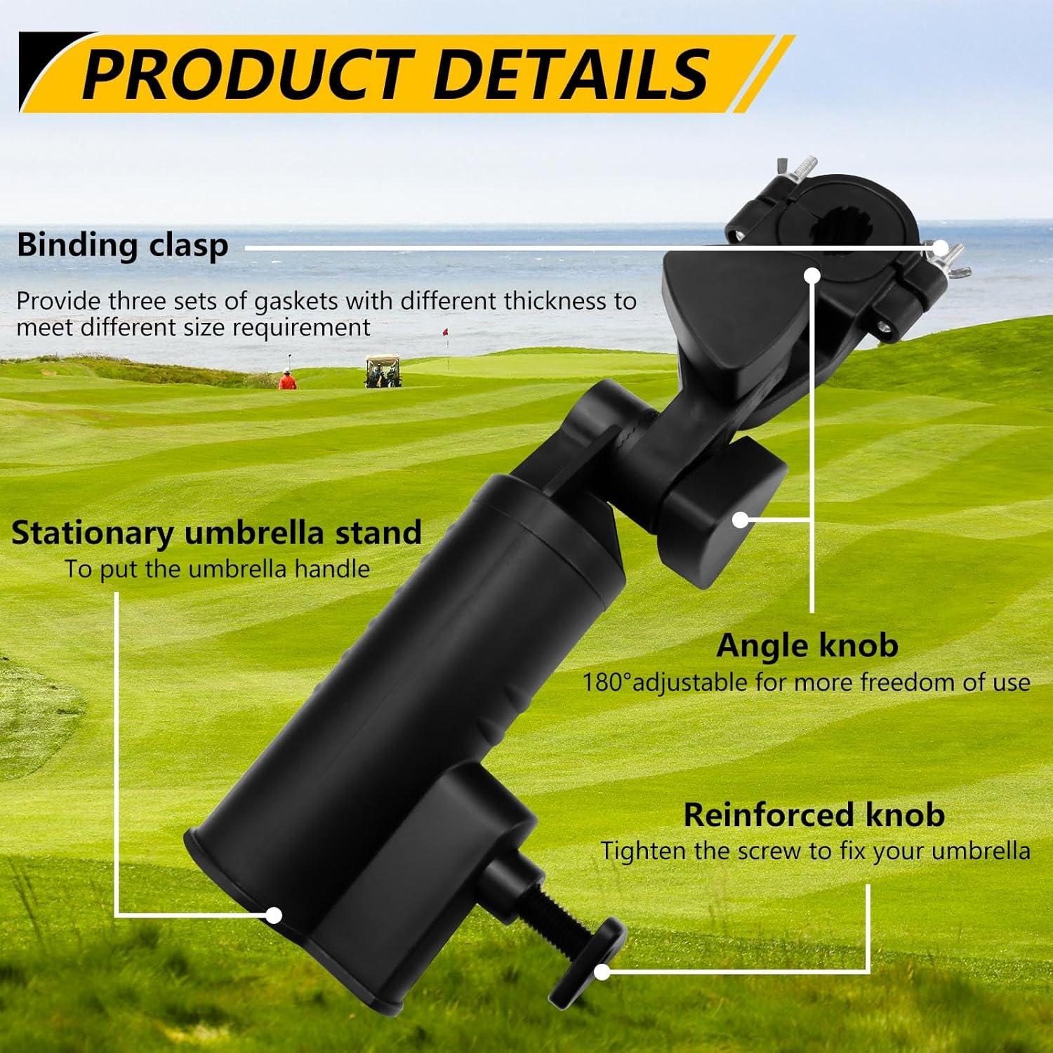 Soporte para Paraguas de Carrito de Golf BangBoom Ajustable