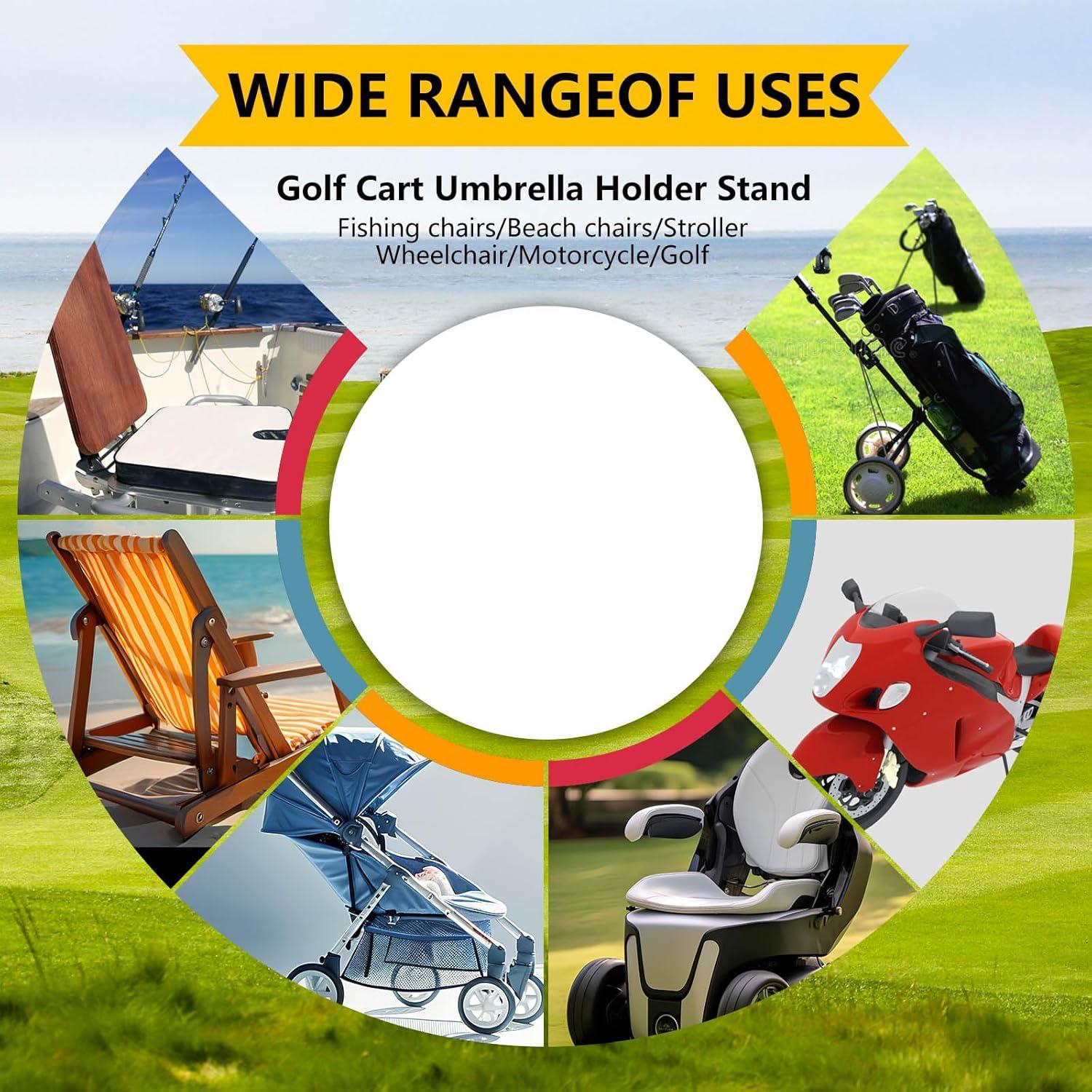 Soporte para Paraguas de Carrito de Golf BangBoom Ajustable