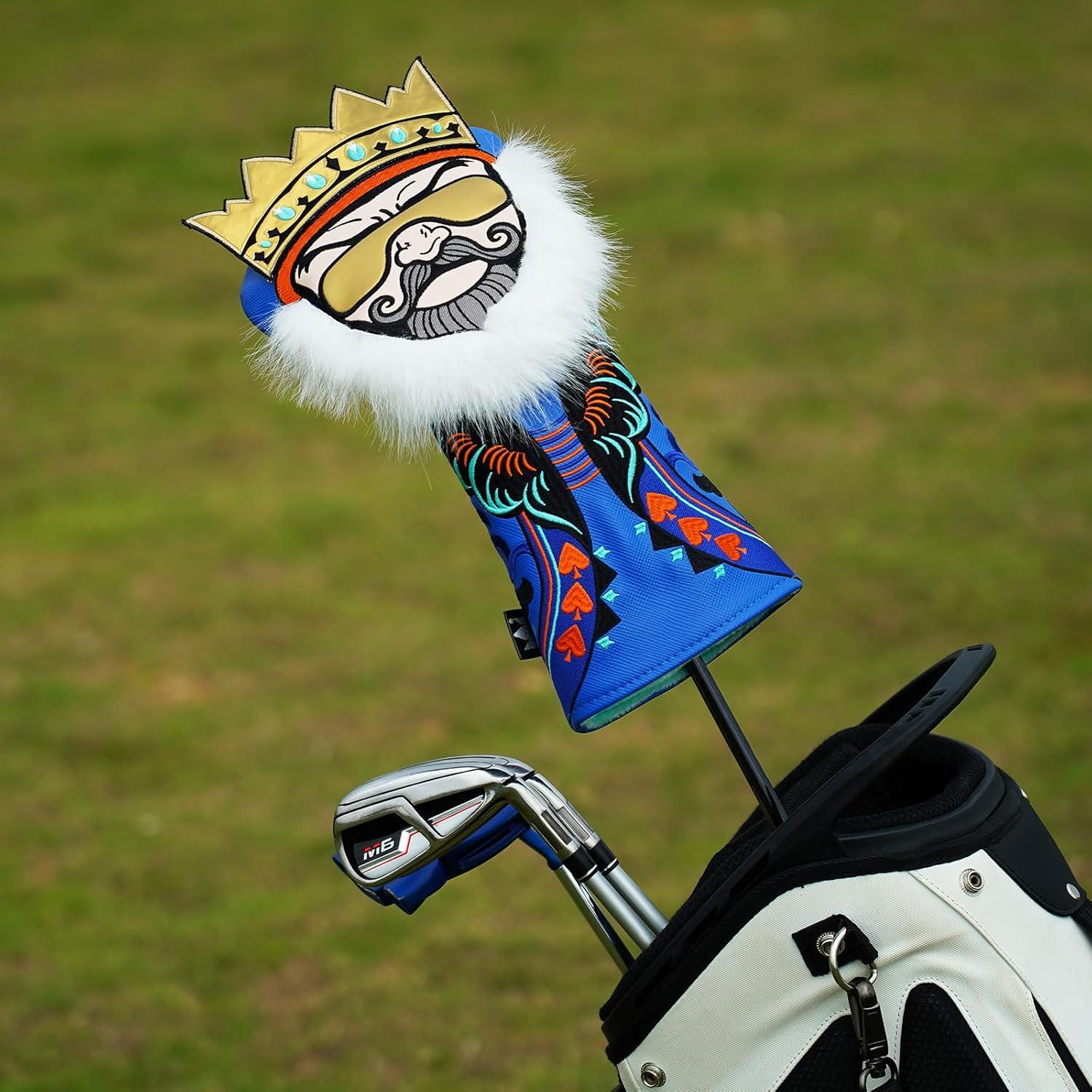 Cubierta de Cabeza de Golf Craftsman Rey Azul para Controlador