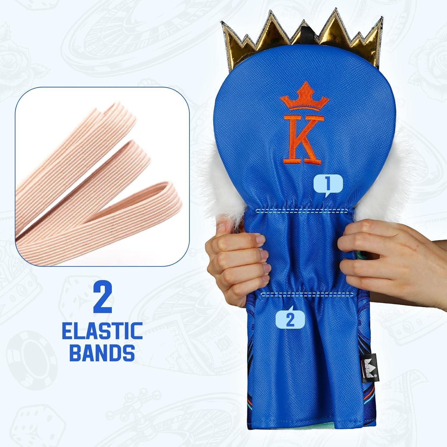 Cubierta de Cabeza de Golf Craftsman Rey Azul para Controlador