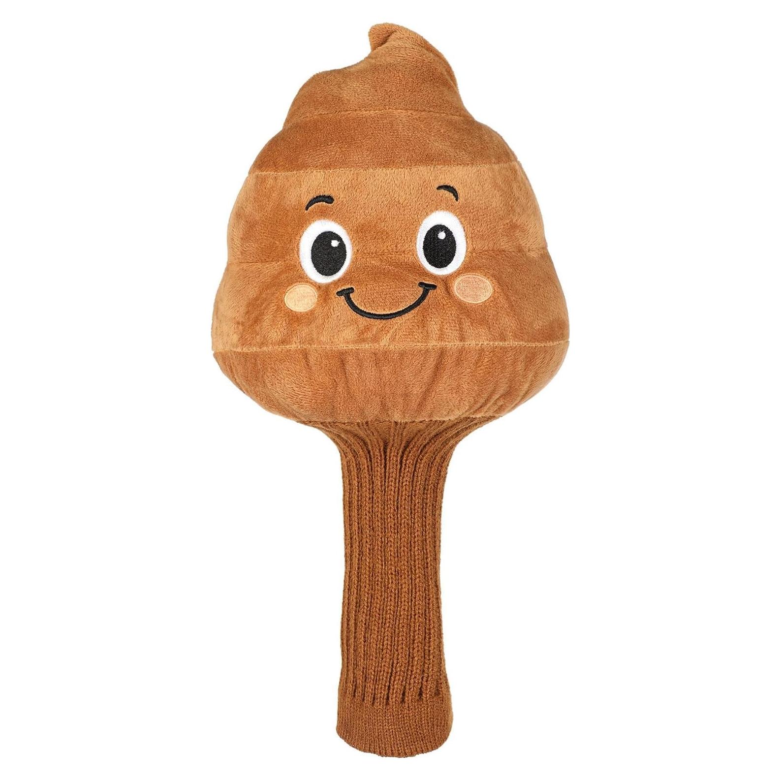 Cubierta de Driver de Golf Genérica Cara de Popó 460cc Peluche
