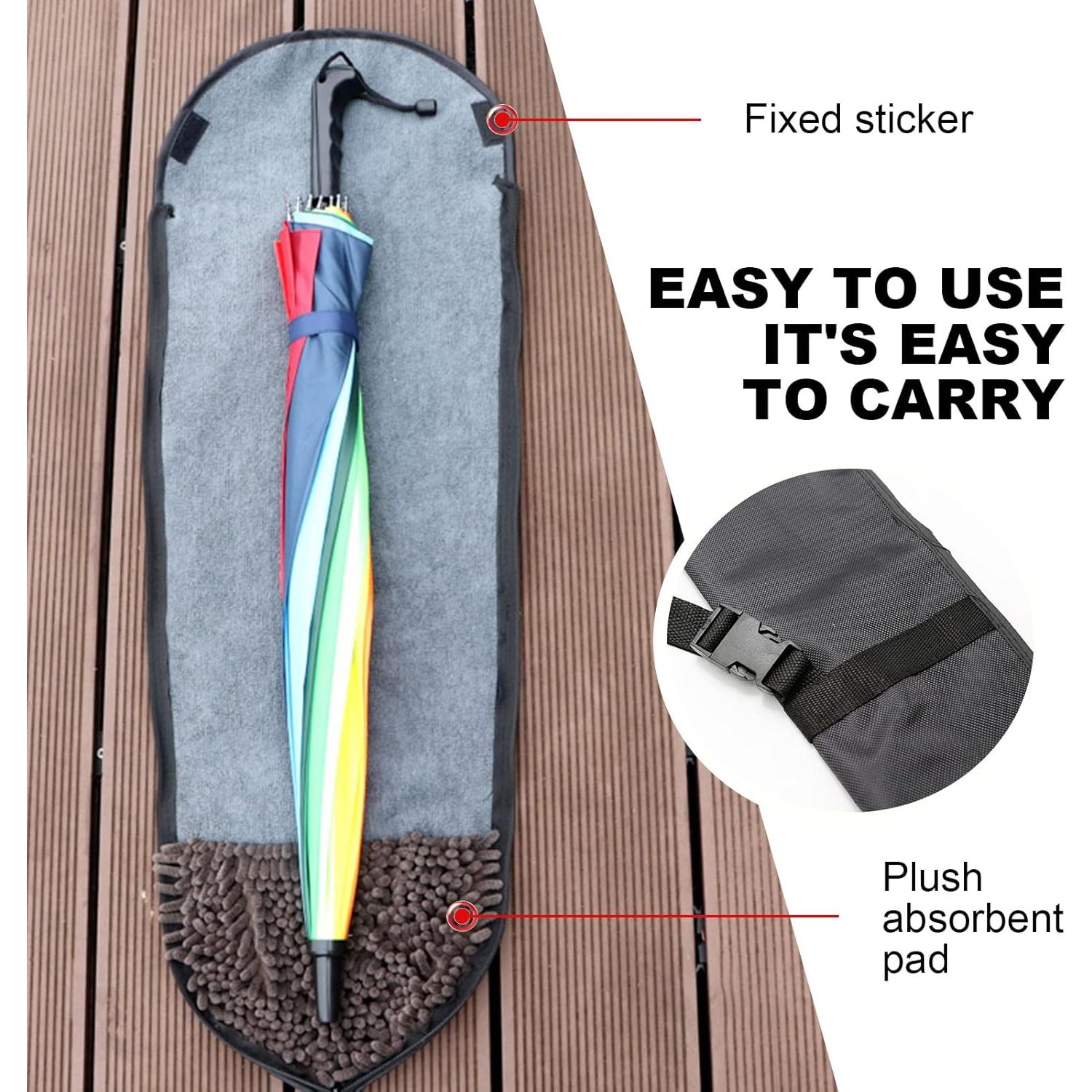 Bolsa para Paraguas Impermeable Aynaxcol 85cm Negra