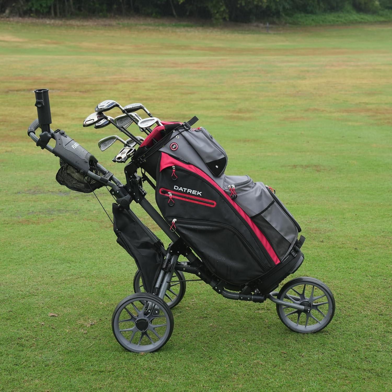 Carro de Golf Plegable FLAGTAG FG03 3 Ruedas Aluminio Gris