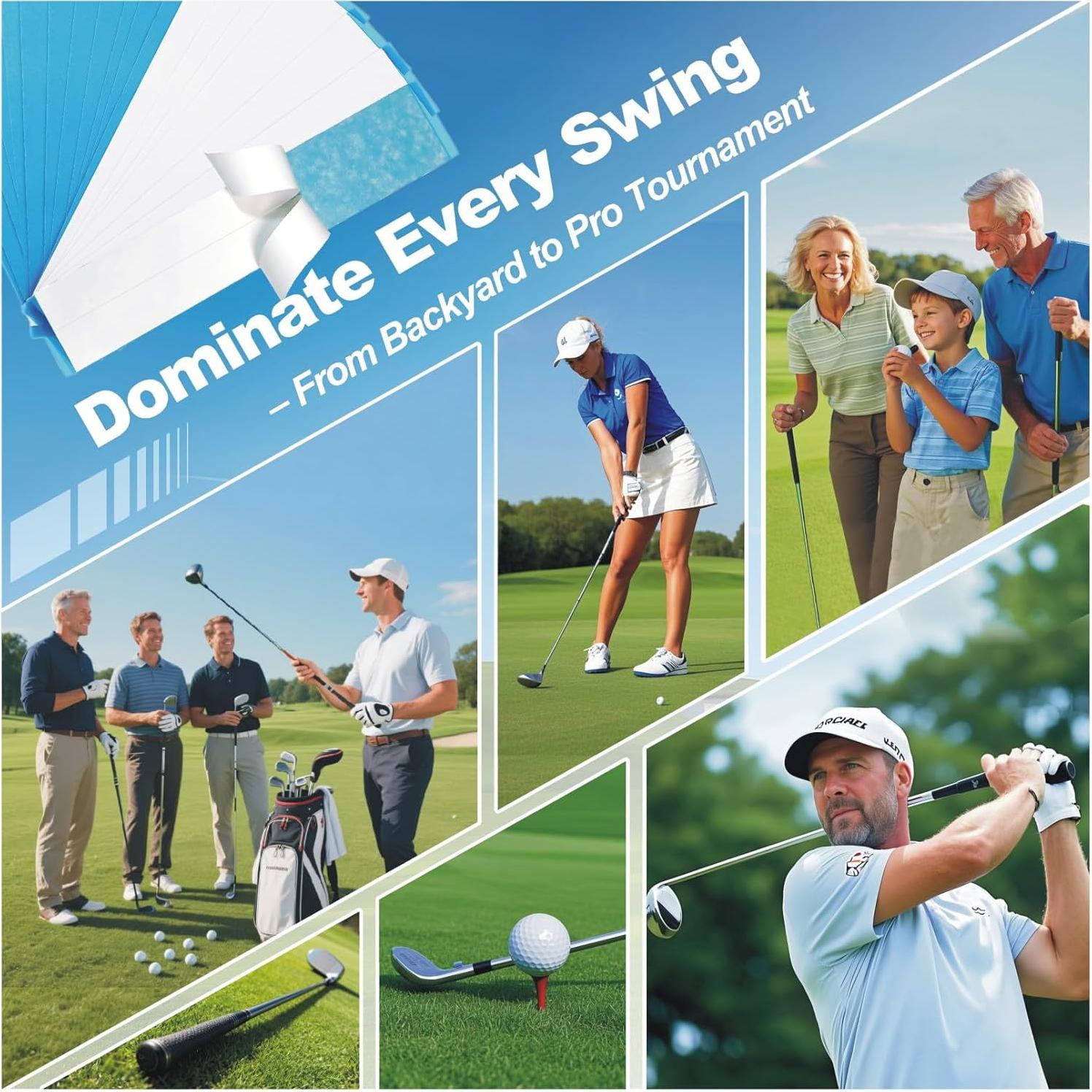 20 Tiras Adhesivas Doble Cara Flying Leaves 2.54x25.4cm Golf