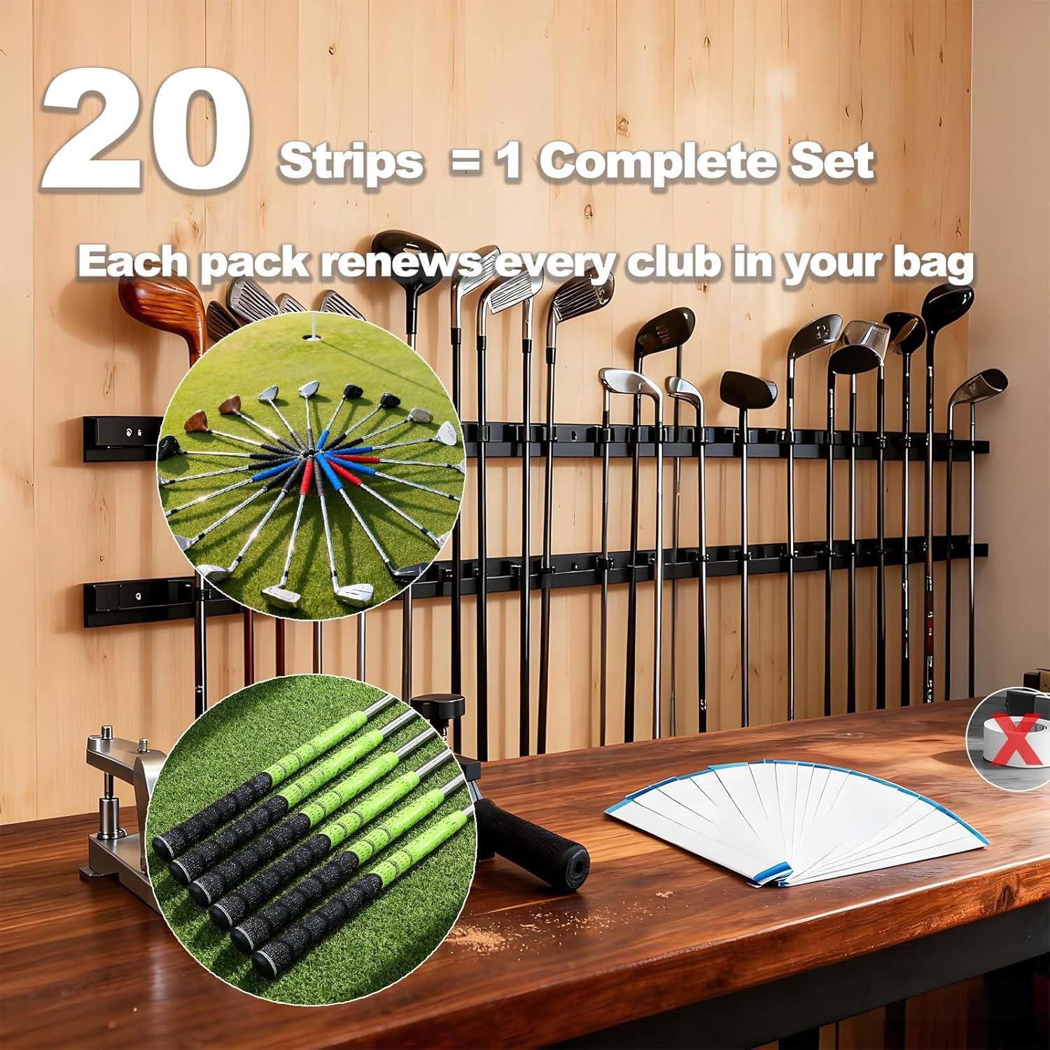 20 Tiras Adhesivas Doble Cara Flying Leaves 2.54x25.4cm Golf