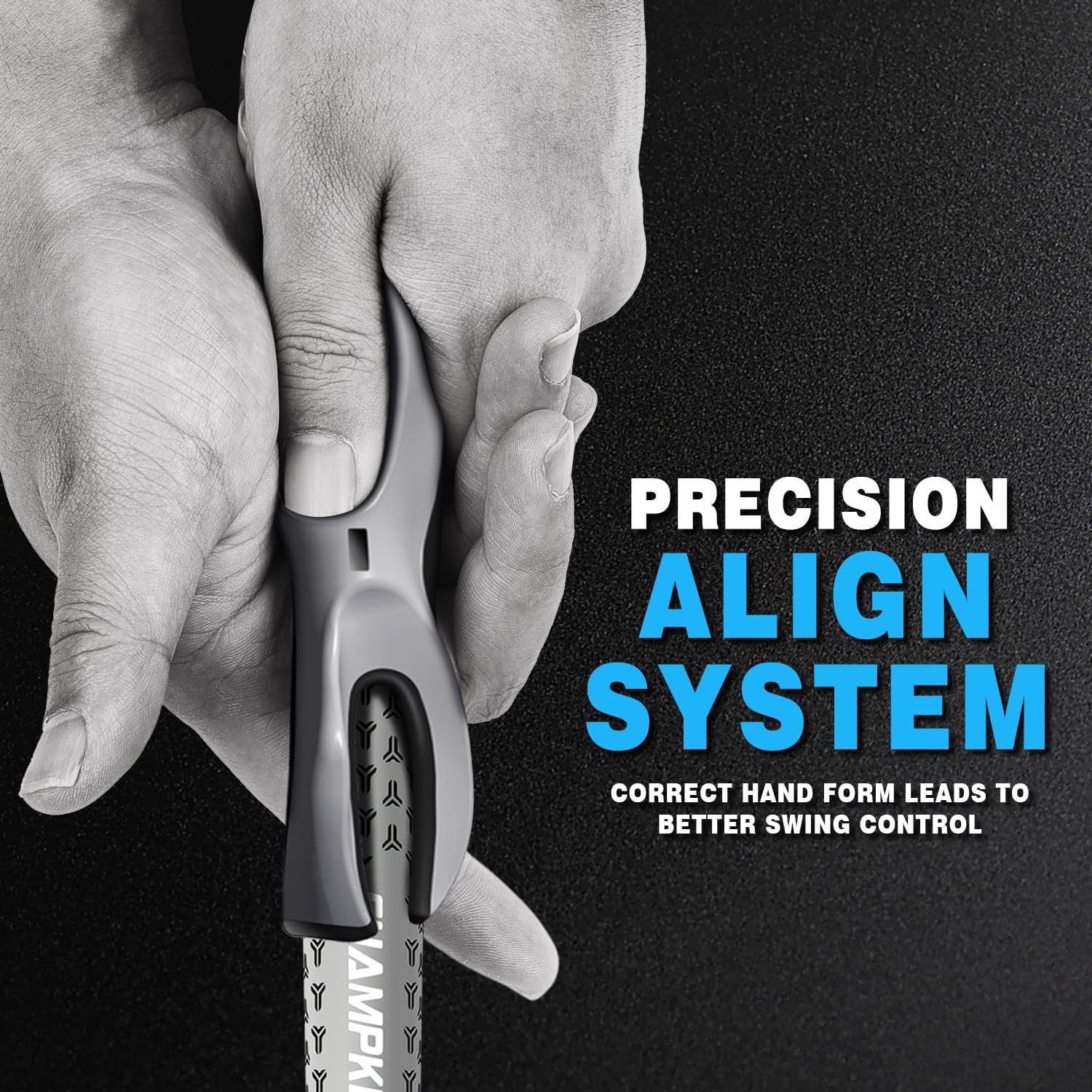 Entrenador de Agarre de Golf CHAMPKEY - Diestro, Goma, Azul