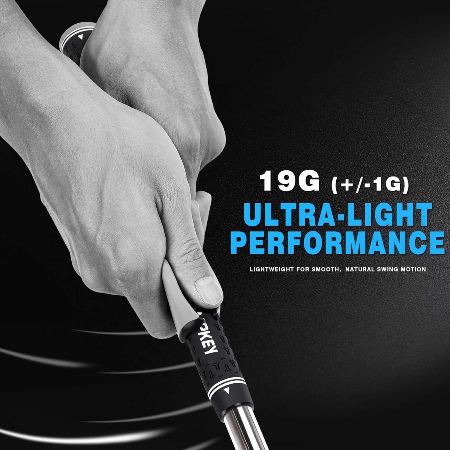 Entrenador de Agarre de Golf CHAMPKEY - Diestro, Goma, Azul