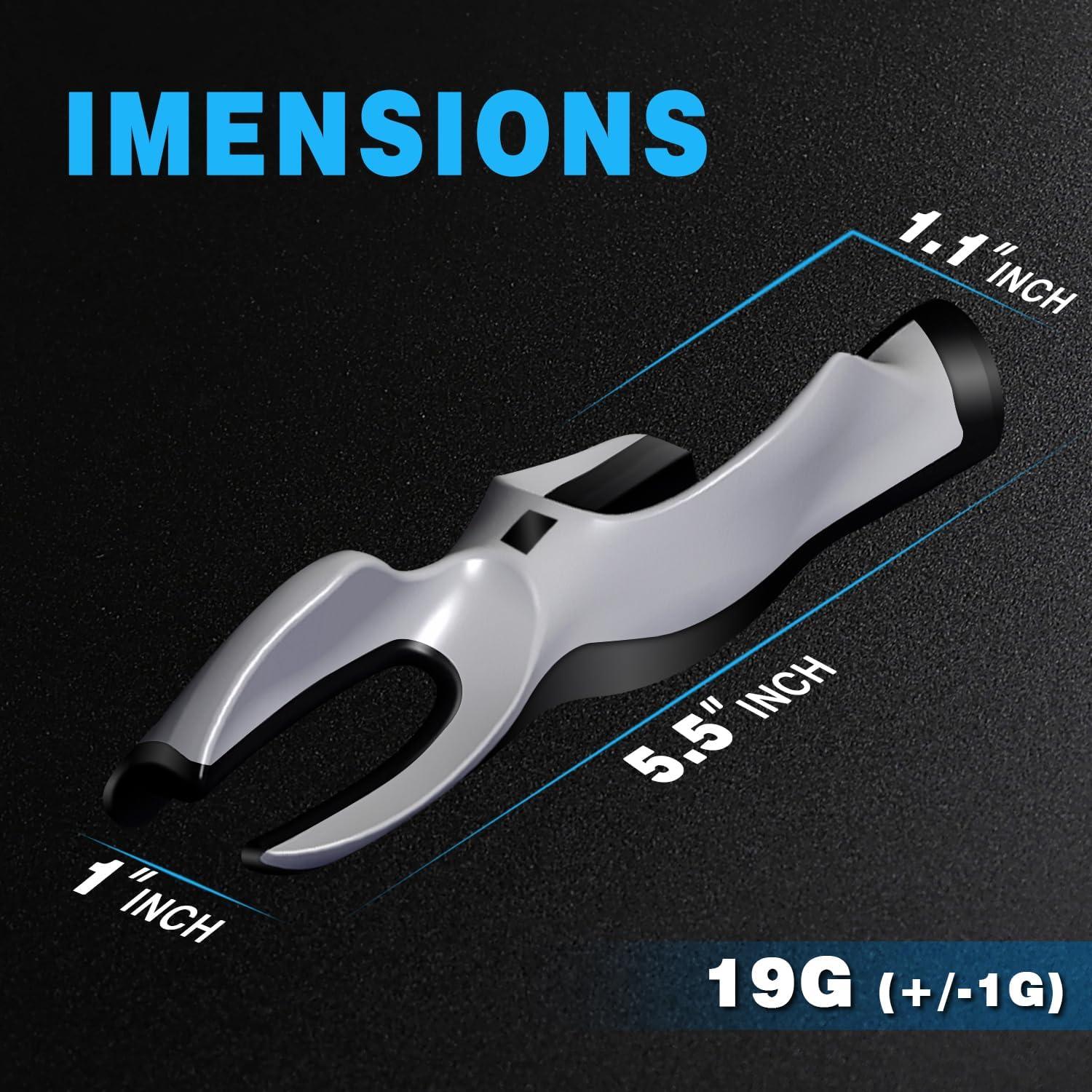 Entrenador de Agarre de Golf CHAMPKEY - Diestro, Goma, Azul