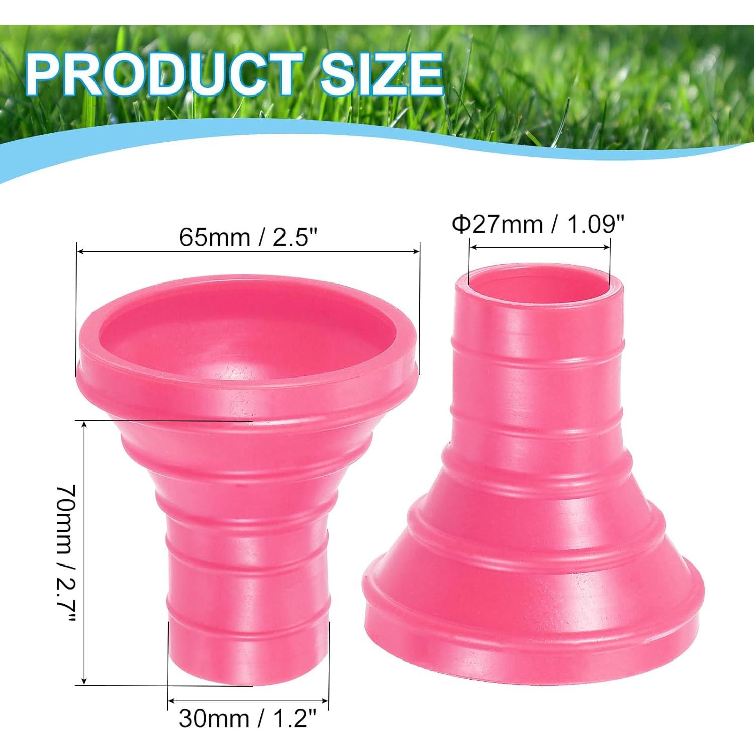 Agarrador de Pelotas de Golf PATIKIL con Ventosa Rosa 65x30mm