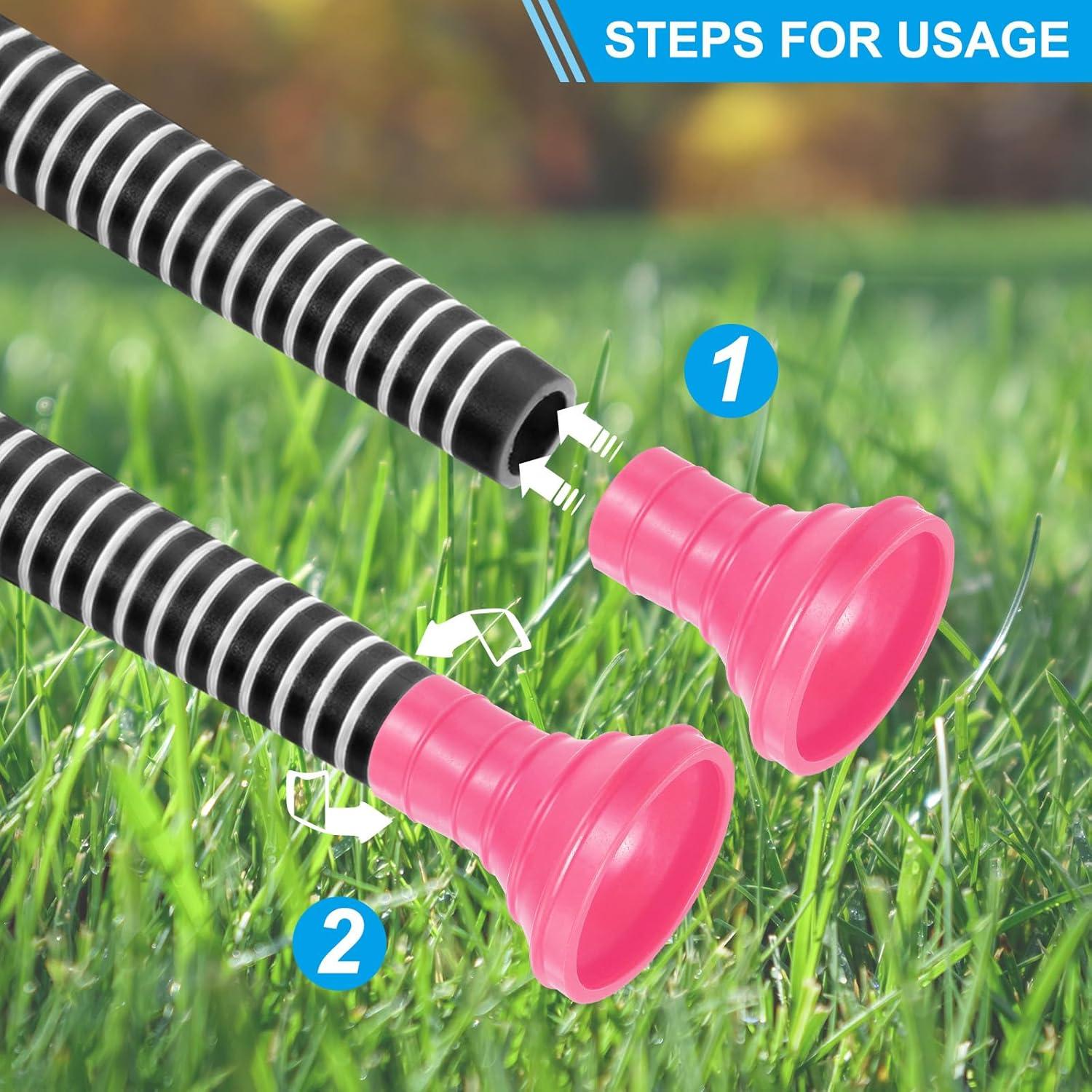 Agarrador de Pelotas de Golf PATIKIL con Ventosa Rosa 65x30mm