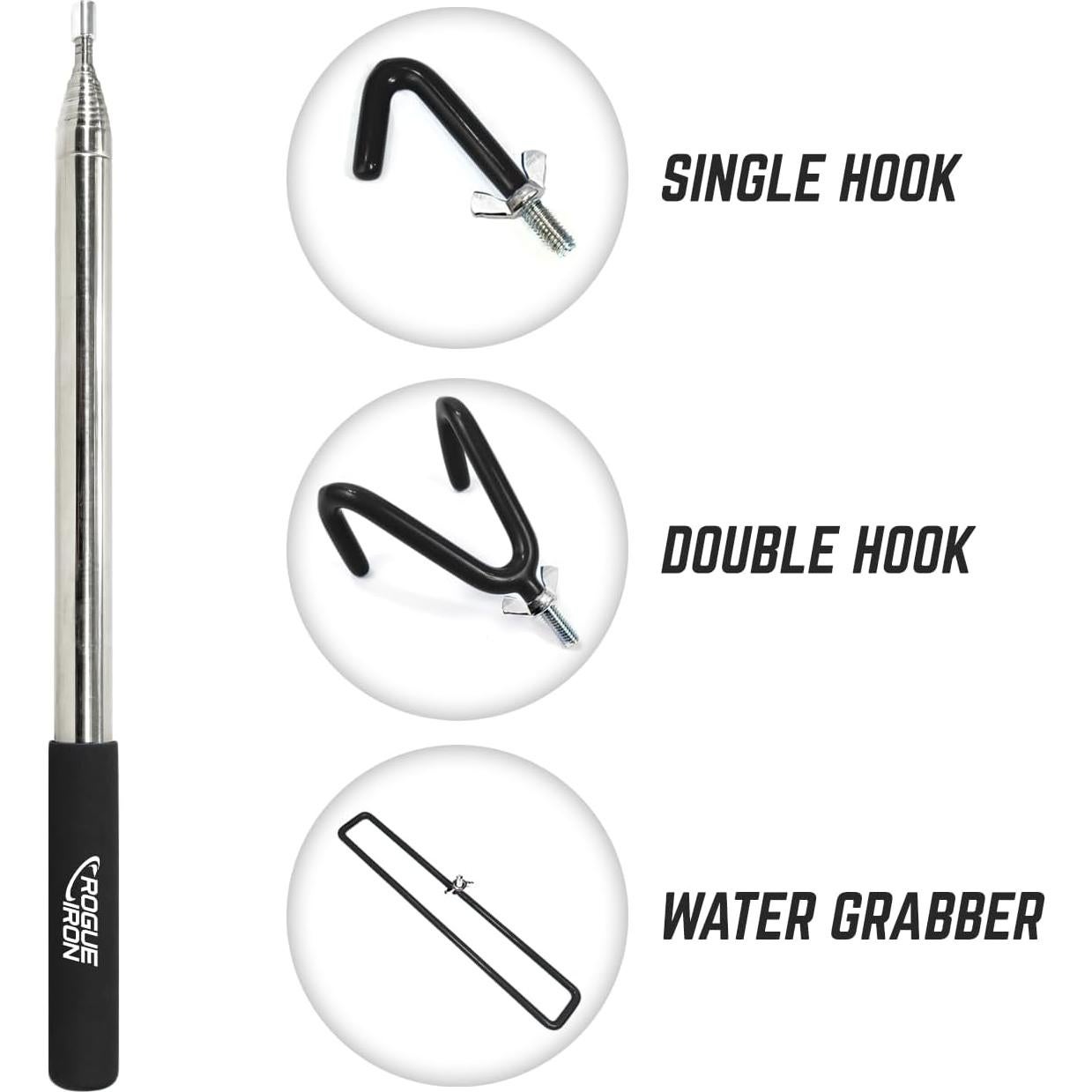 Polo Telescópico Rogue Iron para Disc Golf 4.88m Accesorios