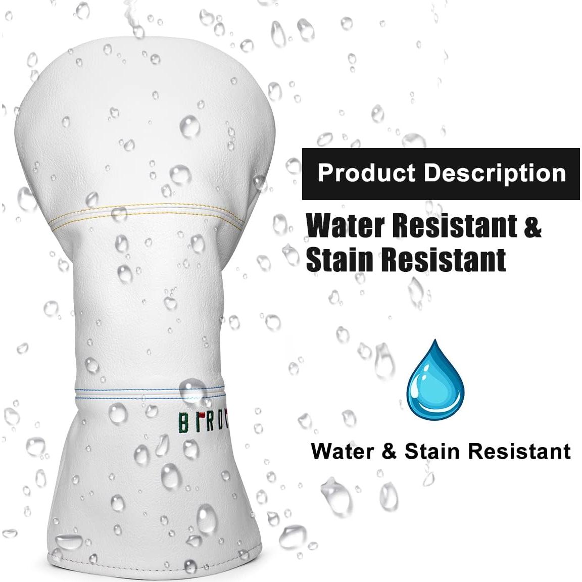 Cubierta de Cabeza de Golf Aliennana Cuero Premium Bordado