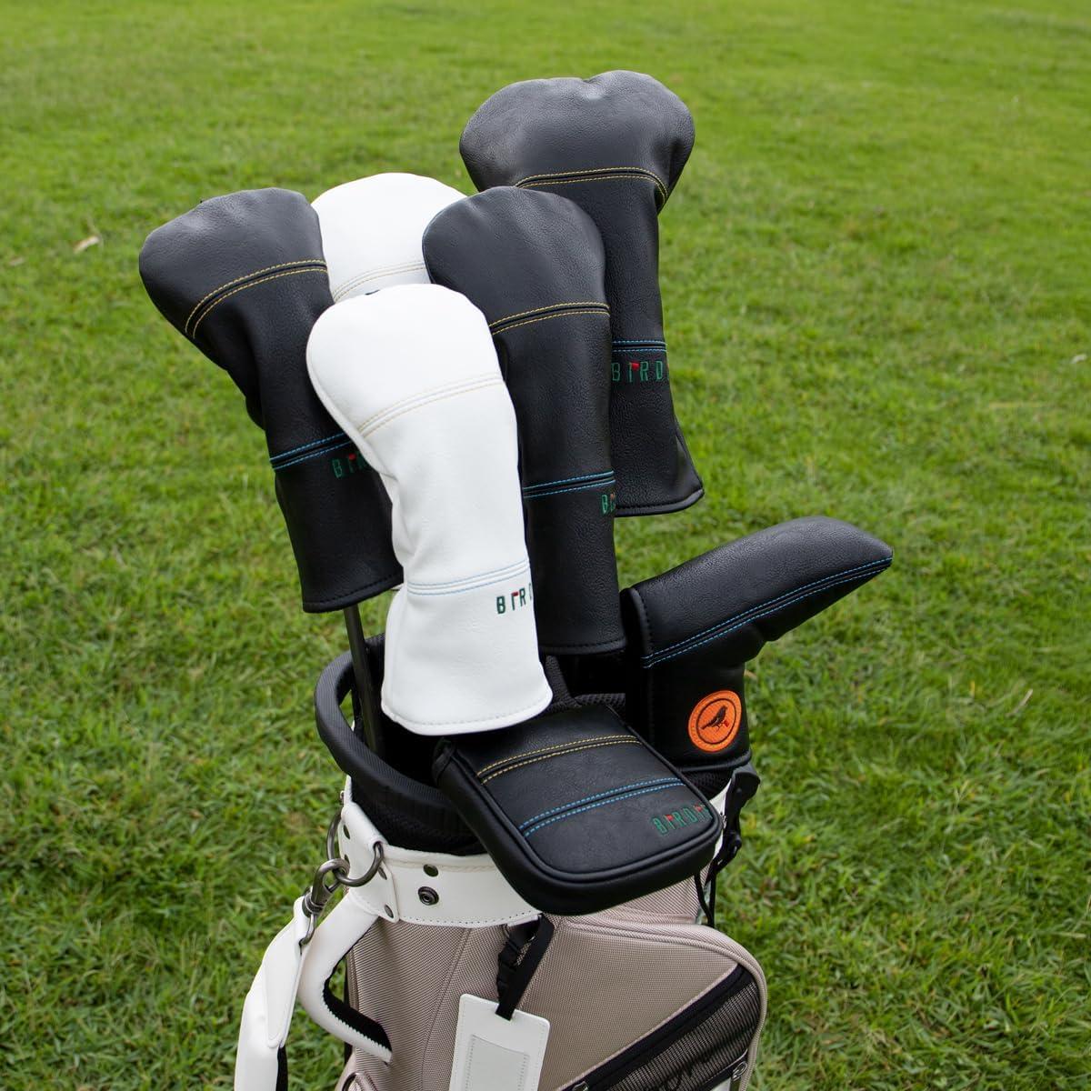 Cubierta de Cabeza de Golf Aliennana Cuero Premium Bordado