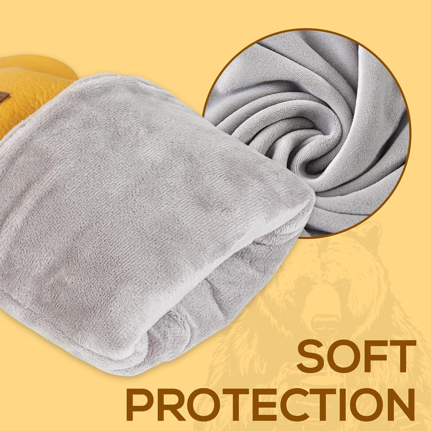 Golf Club Head Cover Golf Head Cover Driver Headcover Fairway Wood Headcover Hybrid Club Head Cover Golf Blade Mallet Putter Cover Beer Bear