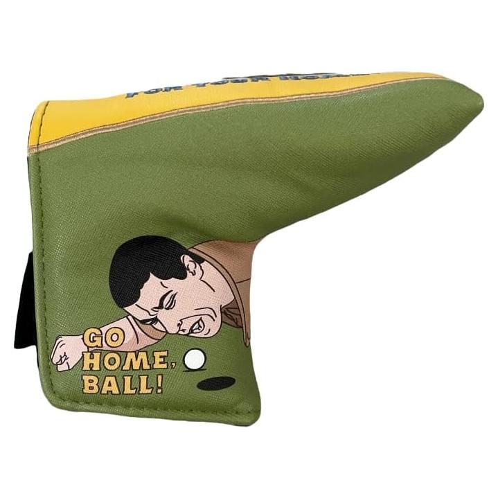 Cubierta de Putter Balanced Co. Ve a Casa Bola Caricatura