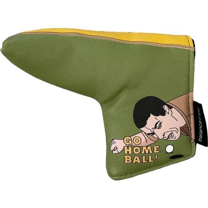 Cubierta de Putter Balanced Co. Ve a Casa Bola Caricatura