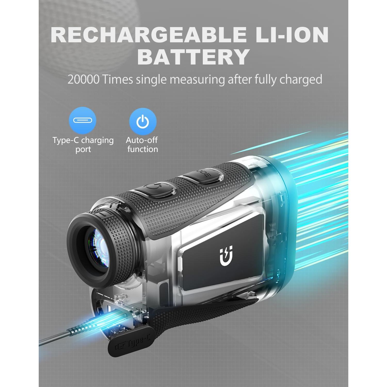 Medidor de Distancia Láser JIEHOME X1-660 Pro para Golf