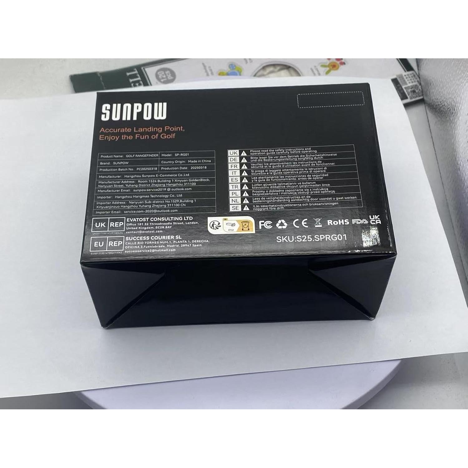 Medidor de Distancia de Golf SUNPOW SP-RG01 1000 Yardas