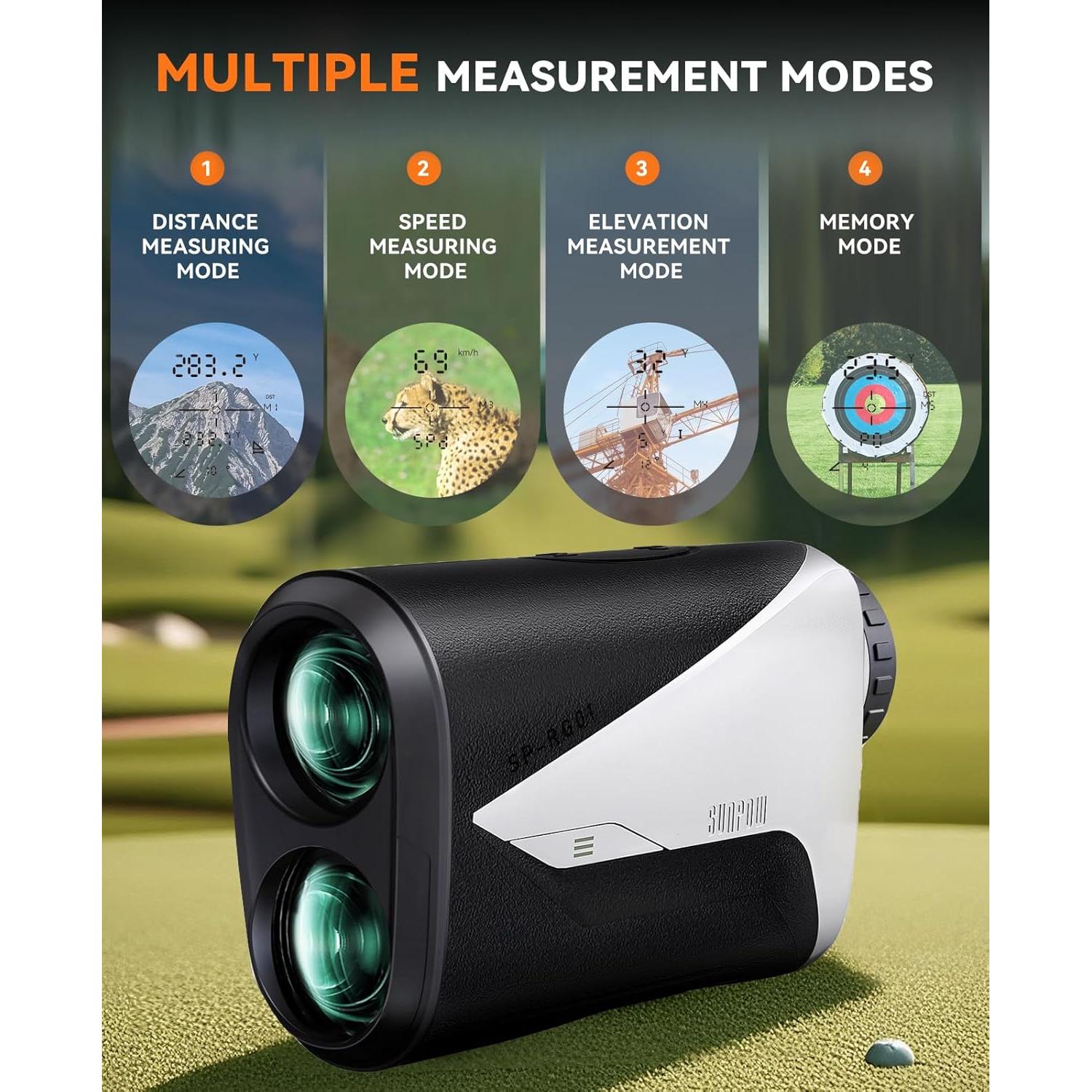 Medidor de Distancia de Golf SUNPOW SP-RG01 1000 Yardas