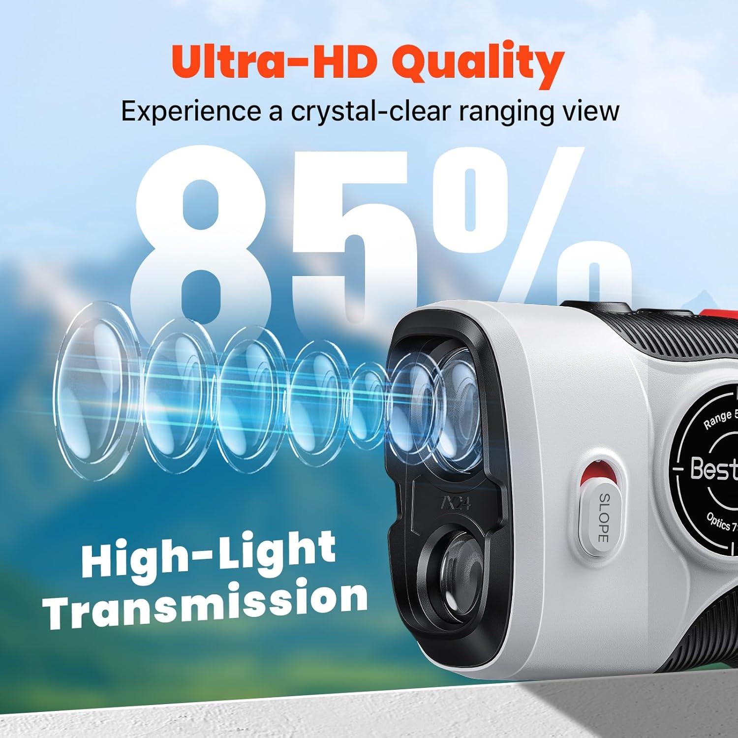 Buscador de distancia de golf Bestsee US-KX1500AG 1500m 7X