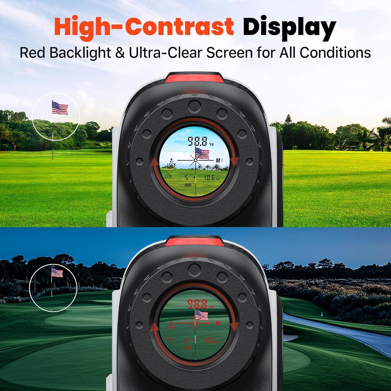 Buscador de distancia de golf Bestsee US-KX1500AG 1500m 7X