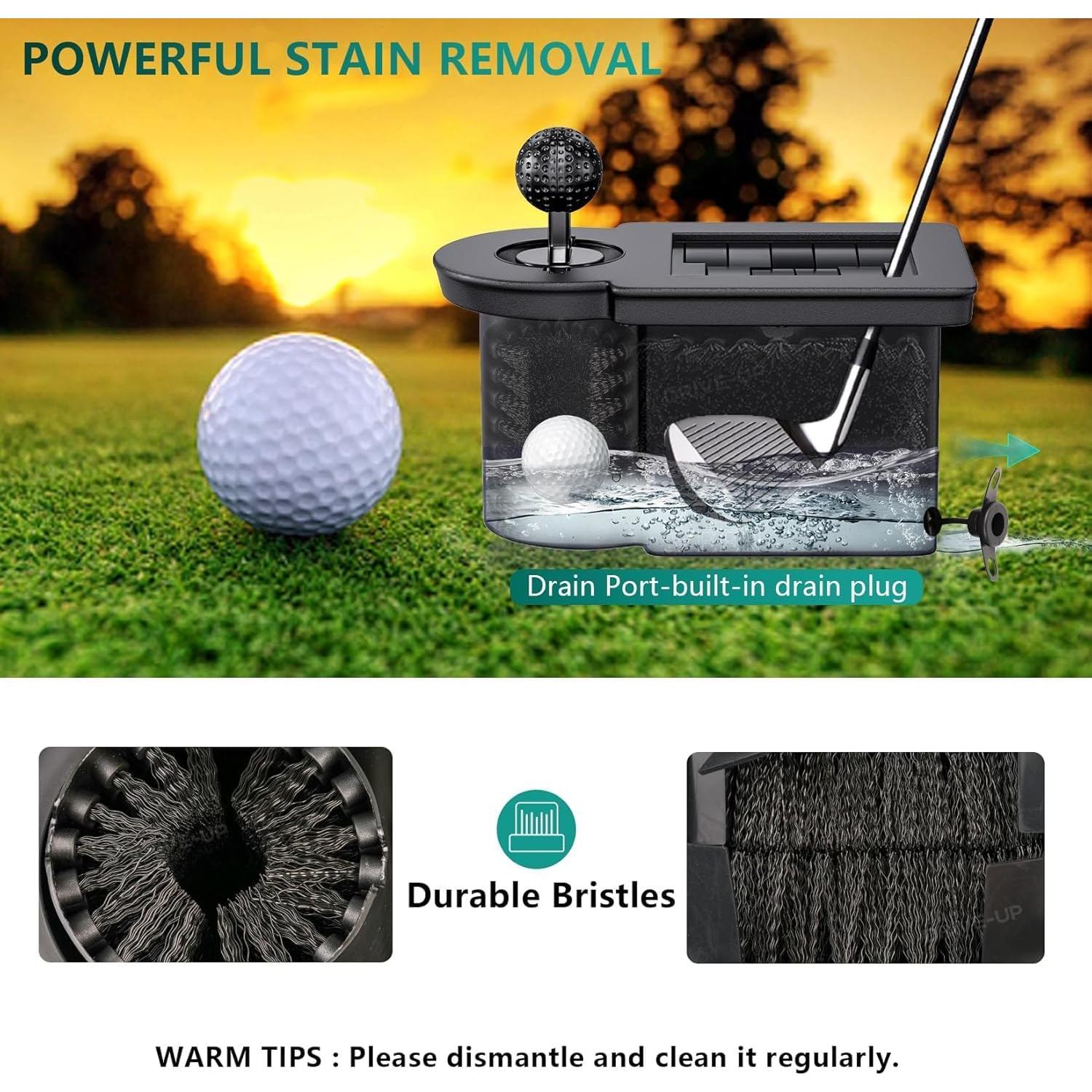 Kit Lavador Pelotas y Limpiador Palos Golf Drive-up EZGO RXV