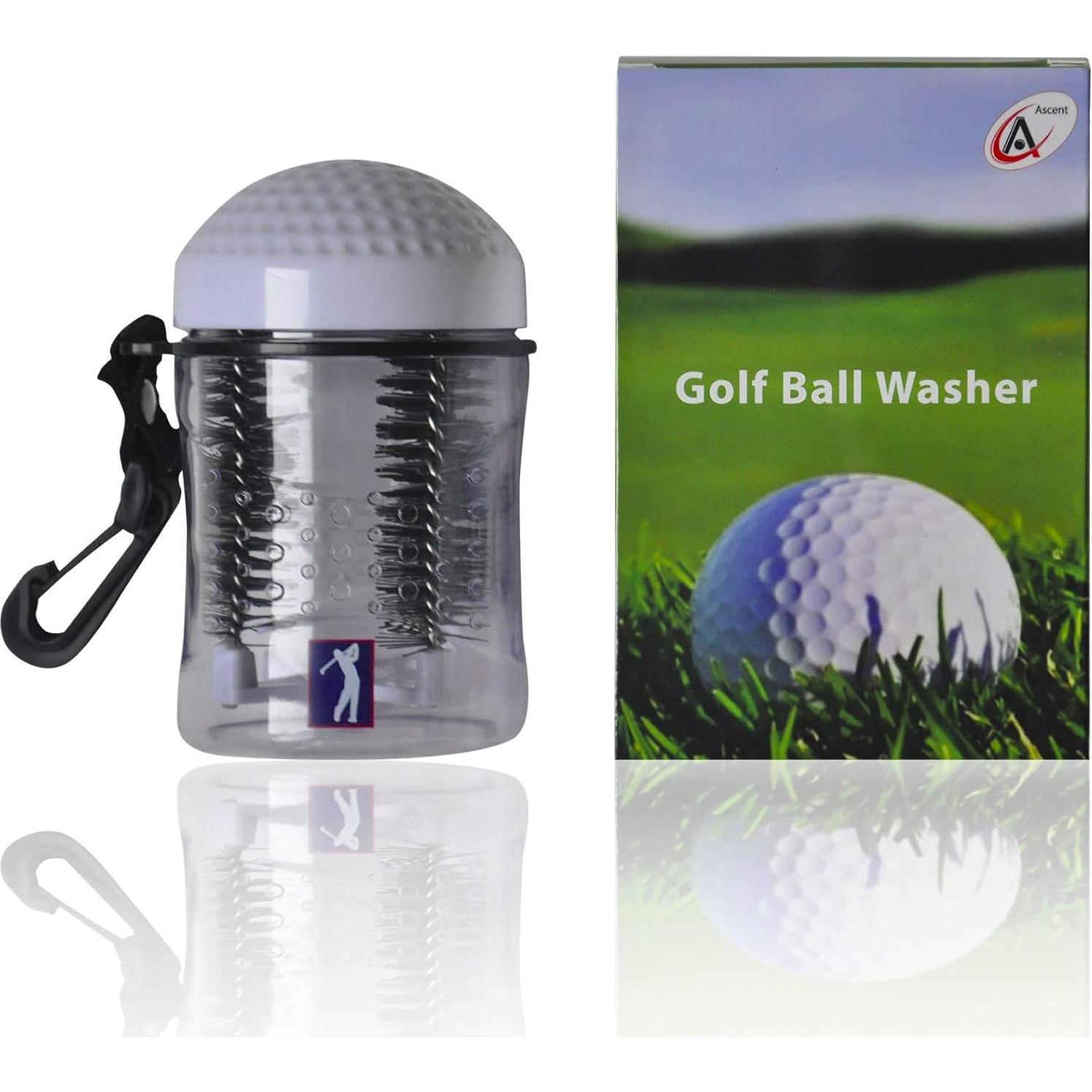 Limpiador de Pelotas de Golf Ascent - Accesorio Portátil Verde