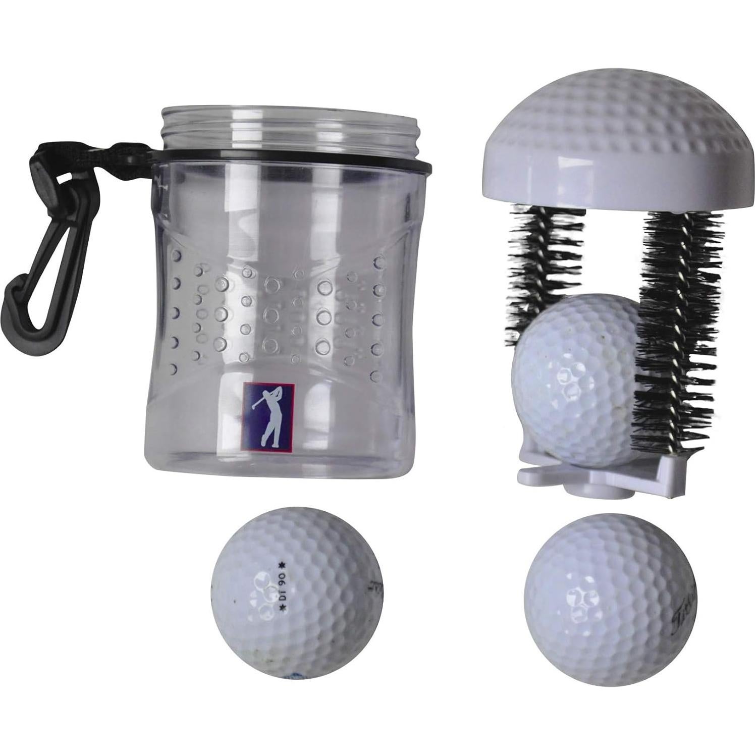 Limpiador de Pelotas de Golf Ascent - Accesorio Portátil Verde