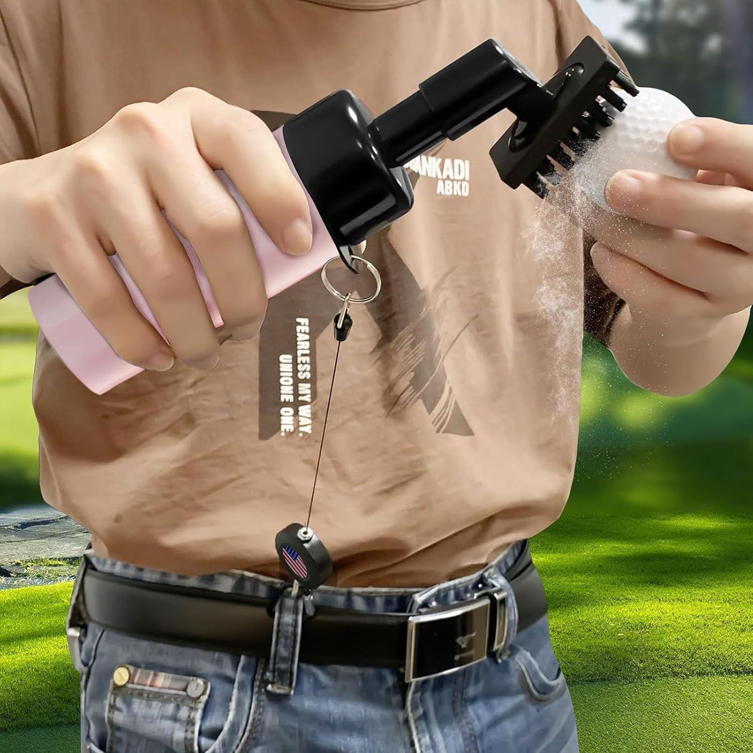 Juego de Toallas y Cepillo para Golf Amy Sport - Rosa