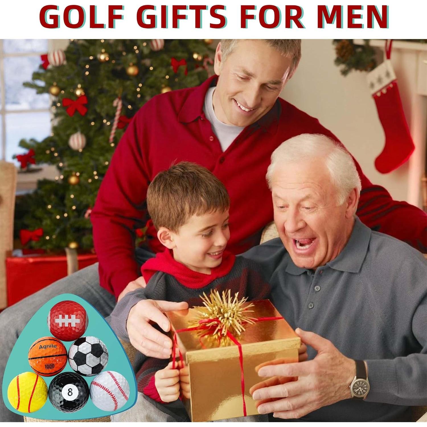 Pelotas de Golf Divertidas Golfupp - Paquete de 6 Multicolor